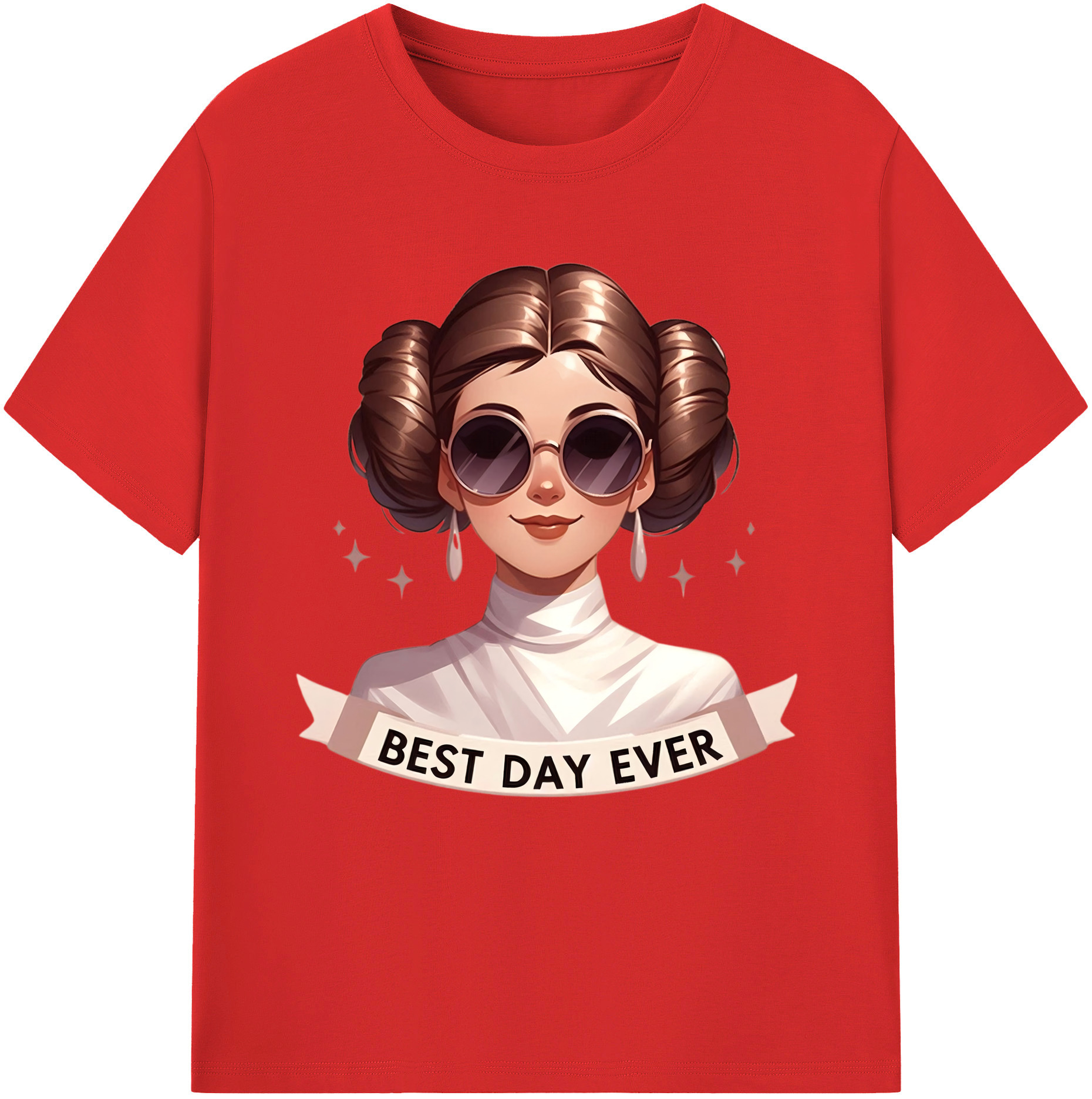 （画像用） スター・ウォーズ Star Wars レディースカジュアルプリントTシャツ（綿100％）