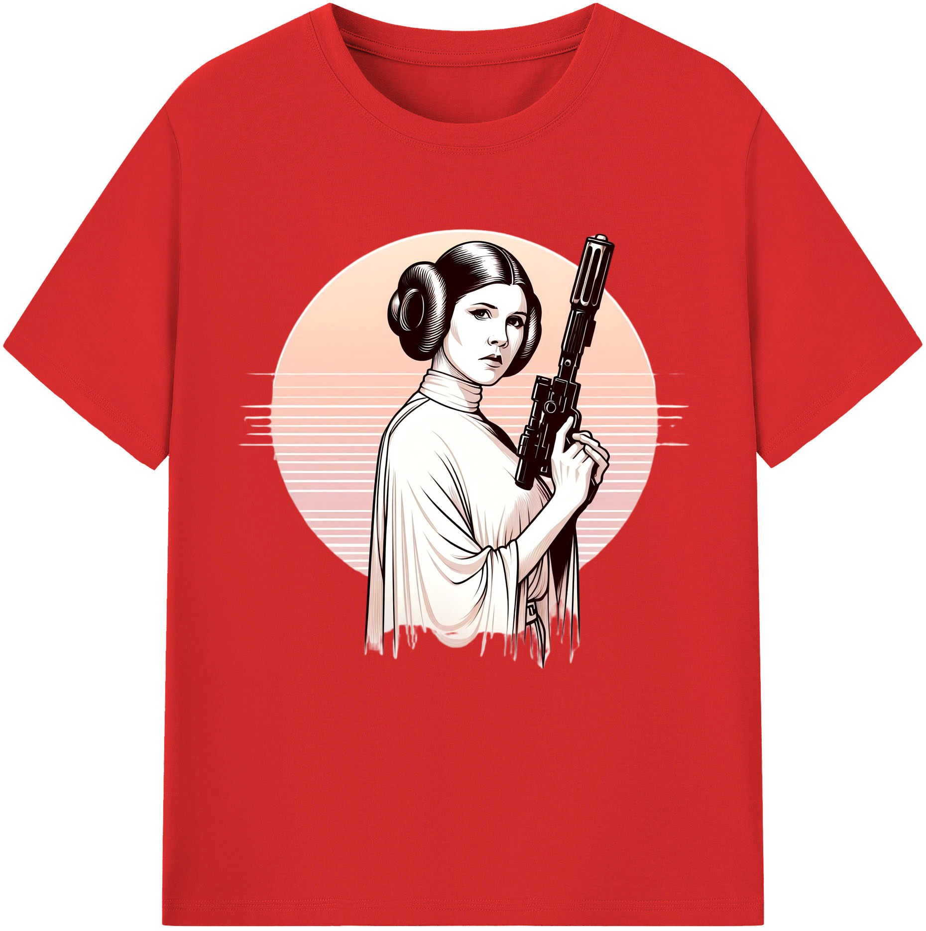 （画像用） スター・ウォーズ Star Wars レディースカジュアルプリントTシャツ（綿100％）