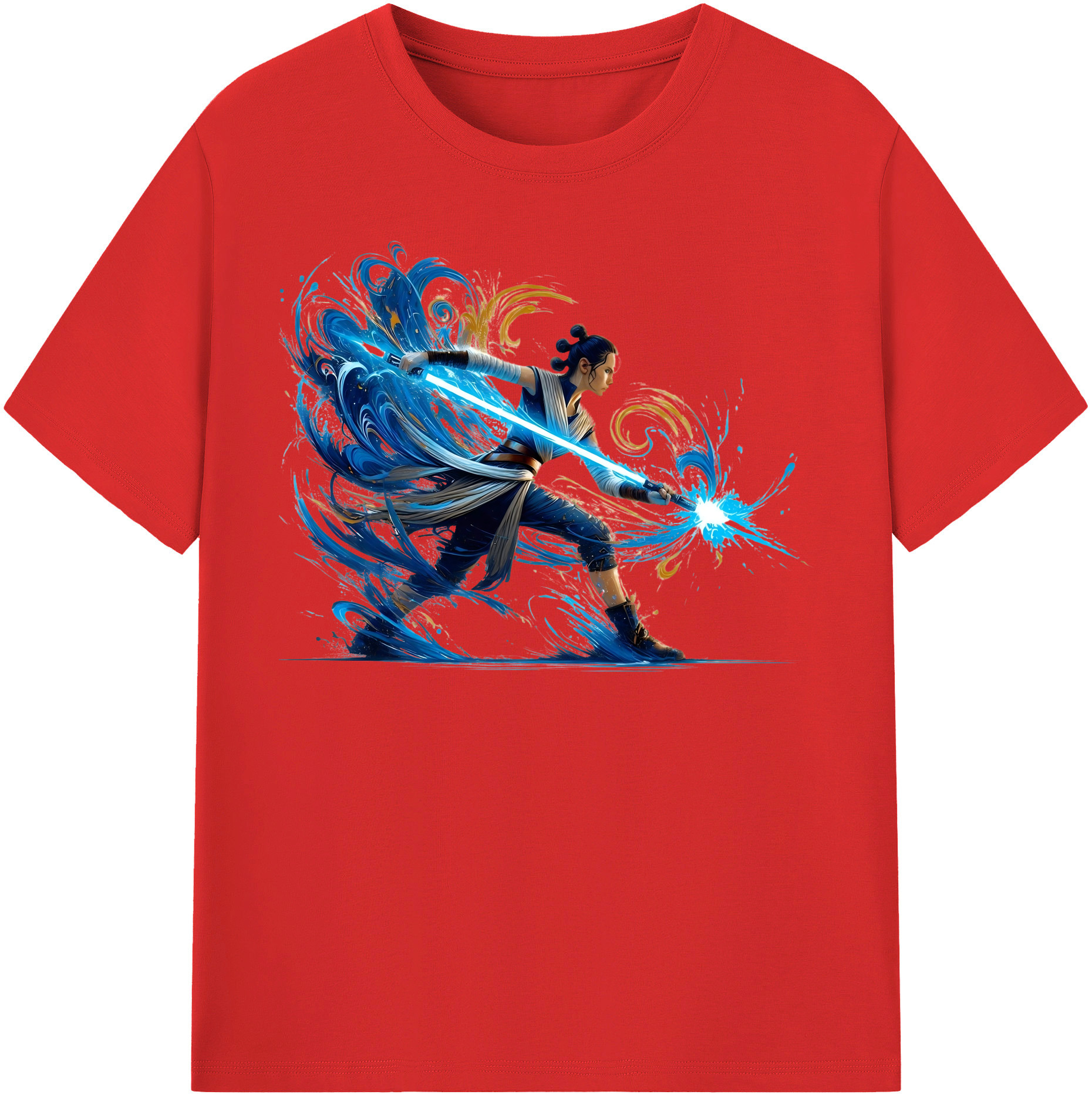 （画像用） スター・ウォーズ Star Wars レディースカジュアルプリントTシャツ（綿100％）