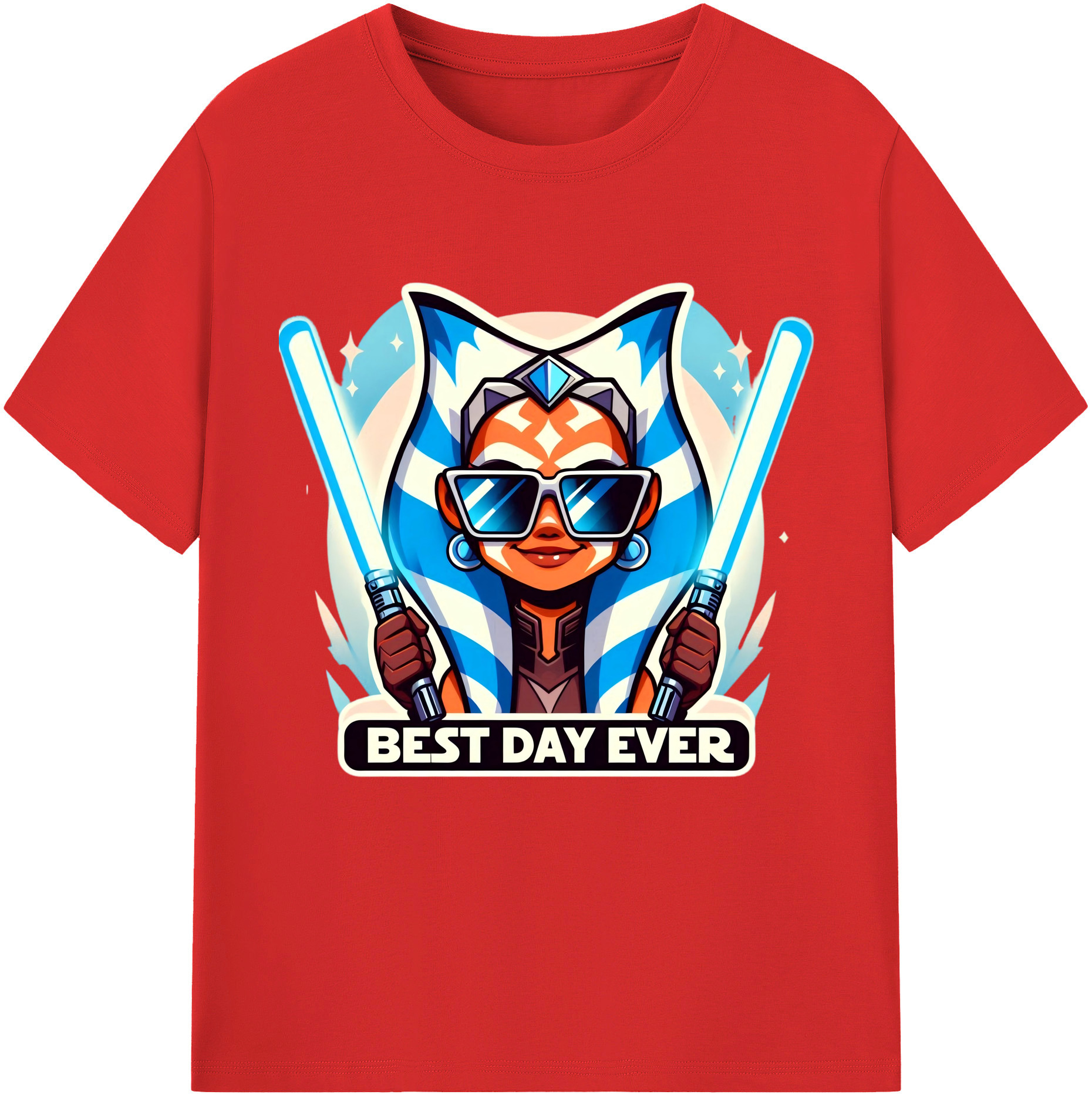（画像用） スター・ウォーズ Star Wars レディースカジュアルプリントTシャツ（綿100％）