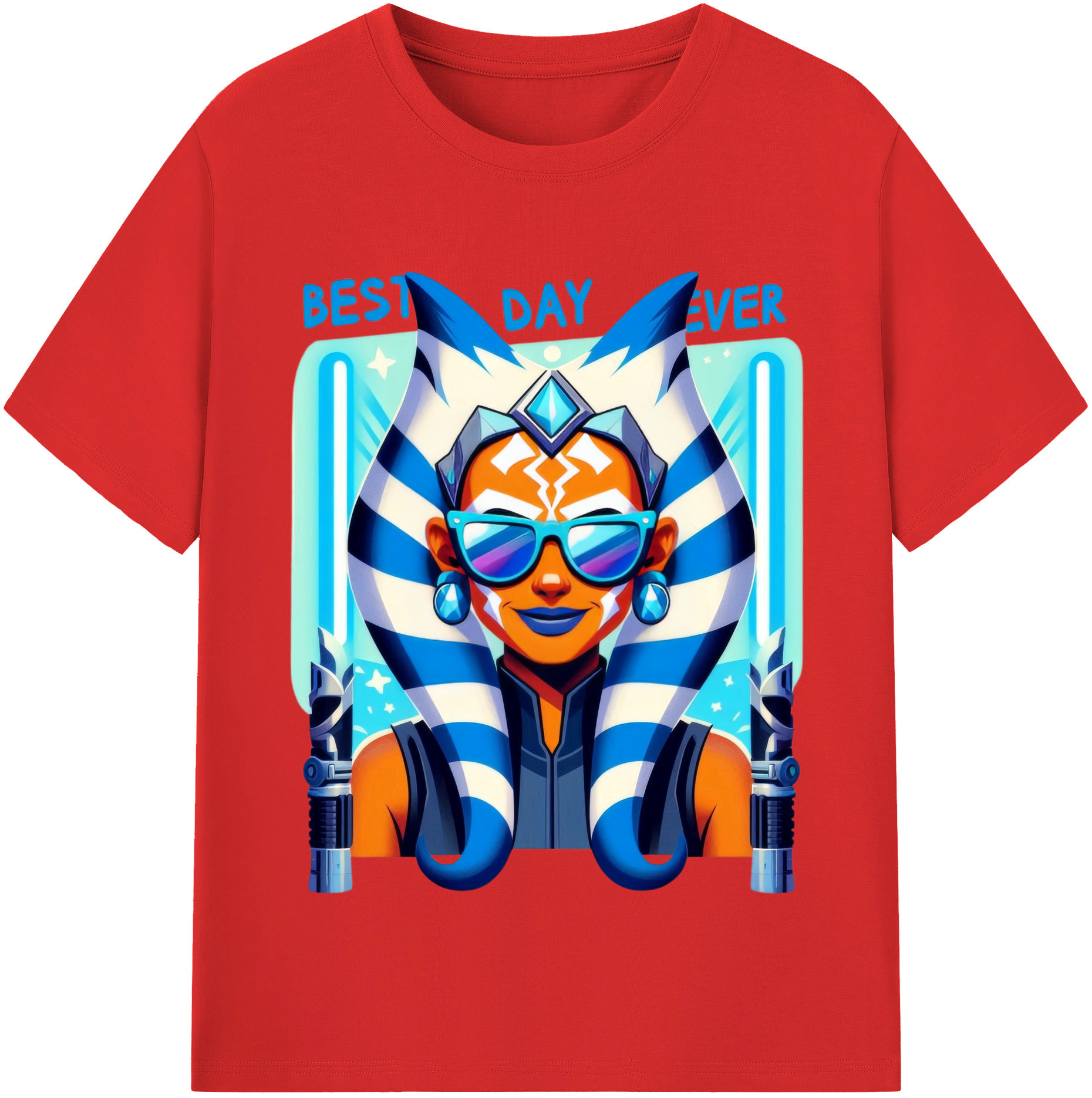 （画像用） スター・ウォーズ Star Wars レディースカジュアルプリントTシャツ（綿100％）