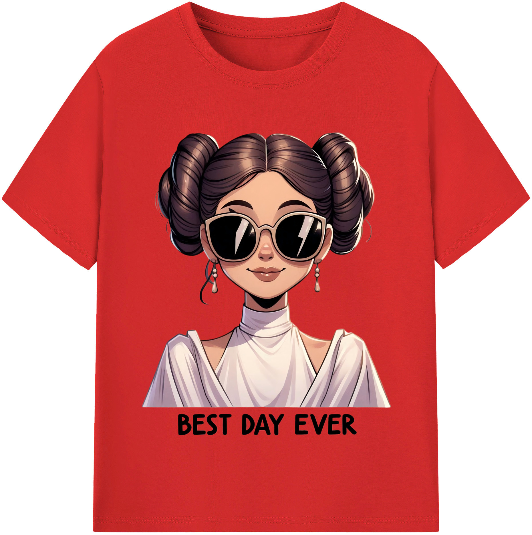 （画像用） スター・ウォーズ Star Wars レディースカジュアルプリントTシャツ（綿100％）