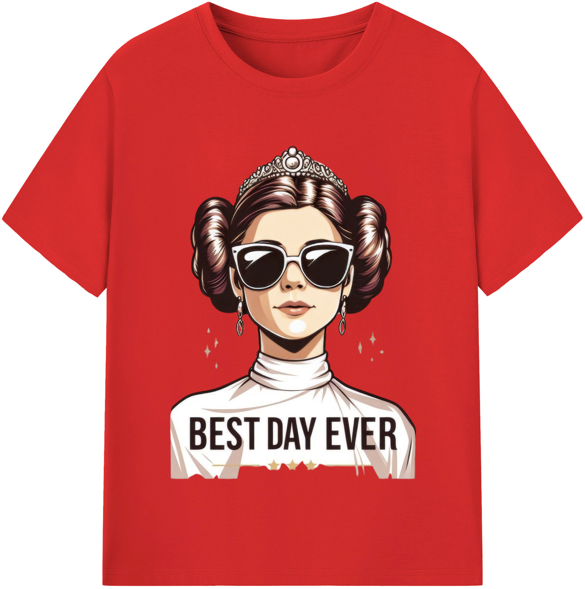 （画像用） スター・ウォーズ Star Wars レディースカジュアルプリントTシャツ（綿100％）