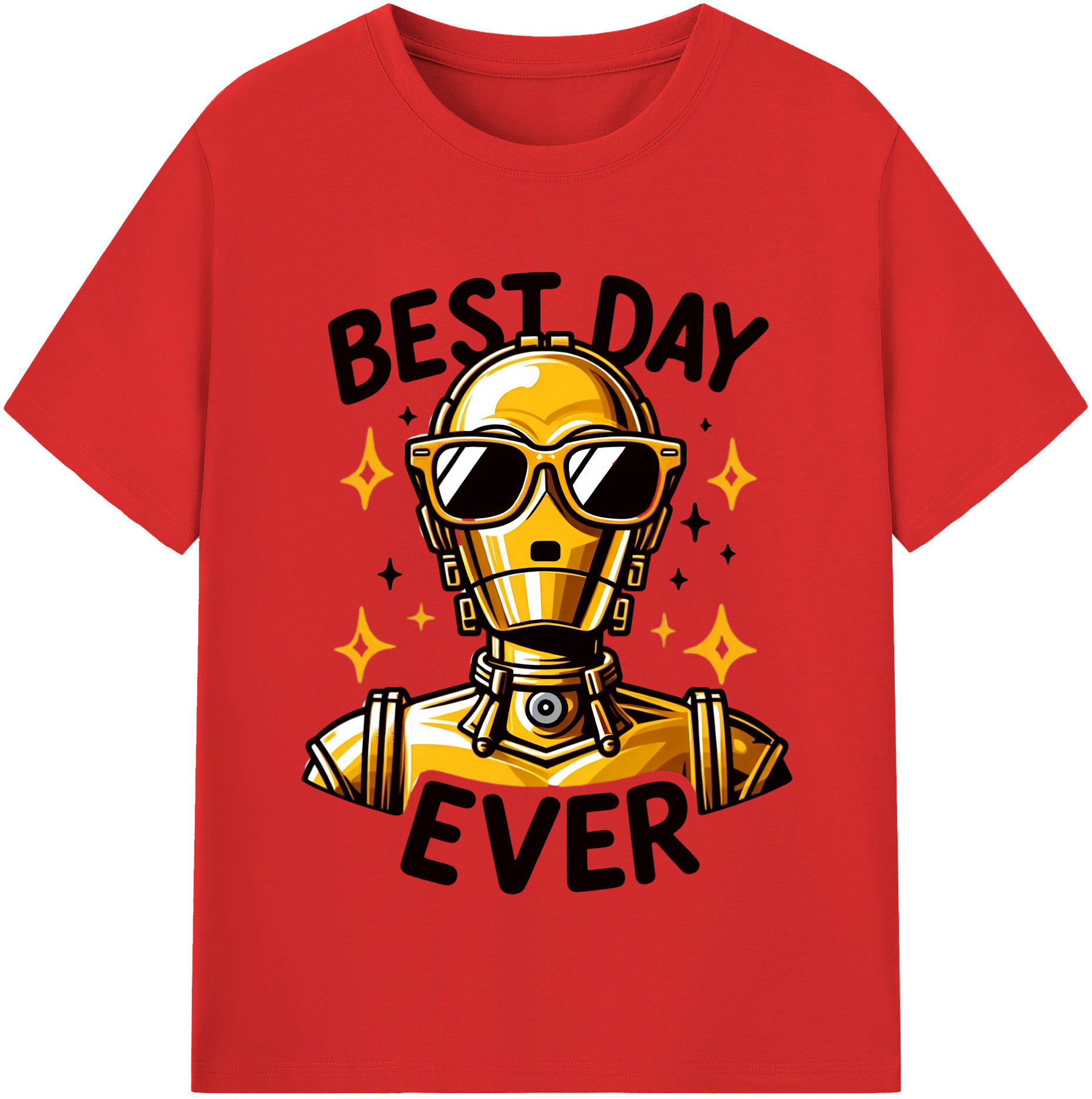 （画像用） スター・ウォーズ Star Wars レディースカジュアルプリントTシャツ（綿100％）