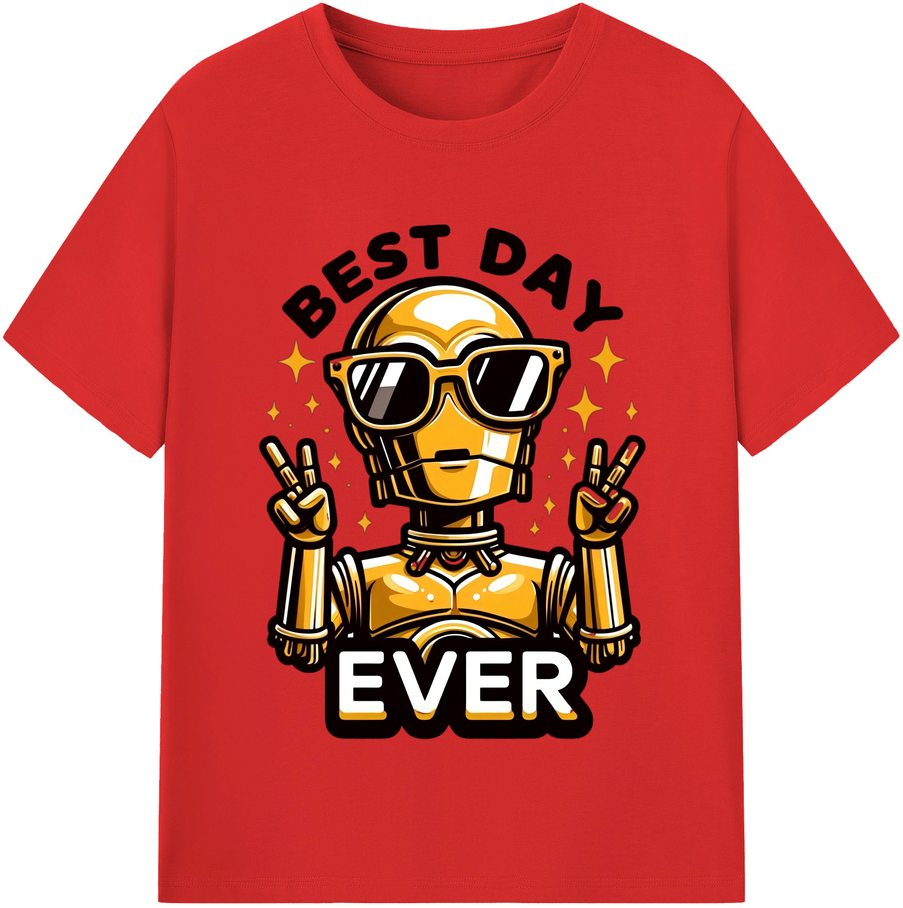 （画像用） スター・ウォーズ Star Wars レディースカジュアルプリントTシャツ（綿100％）