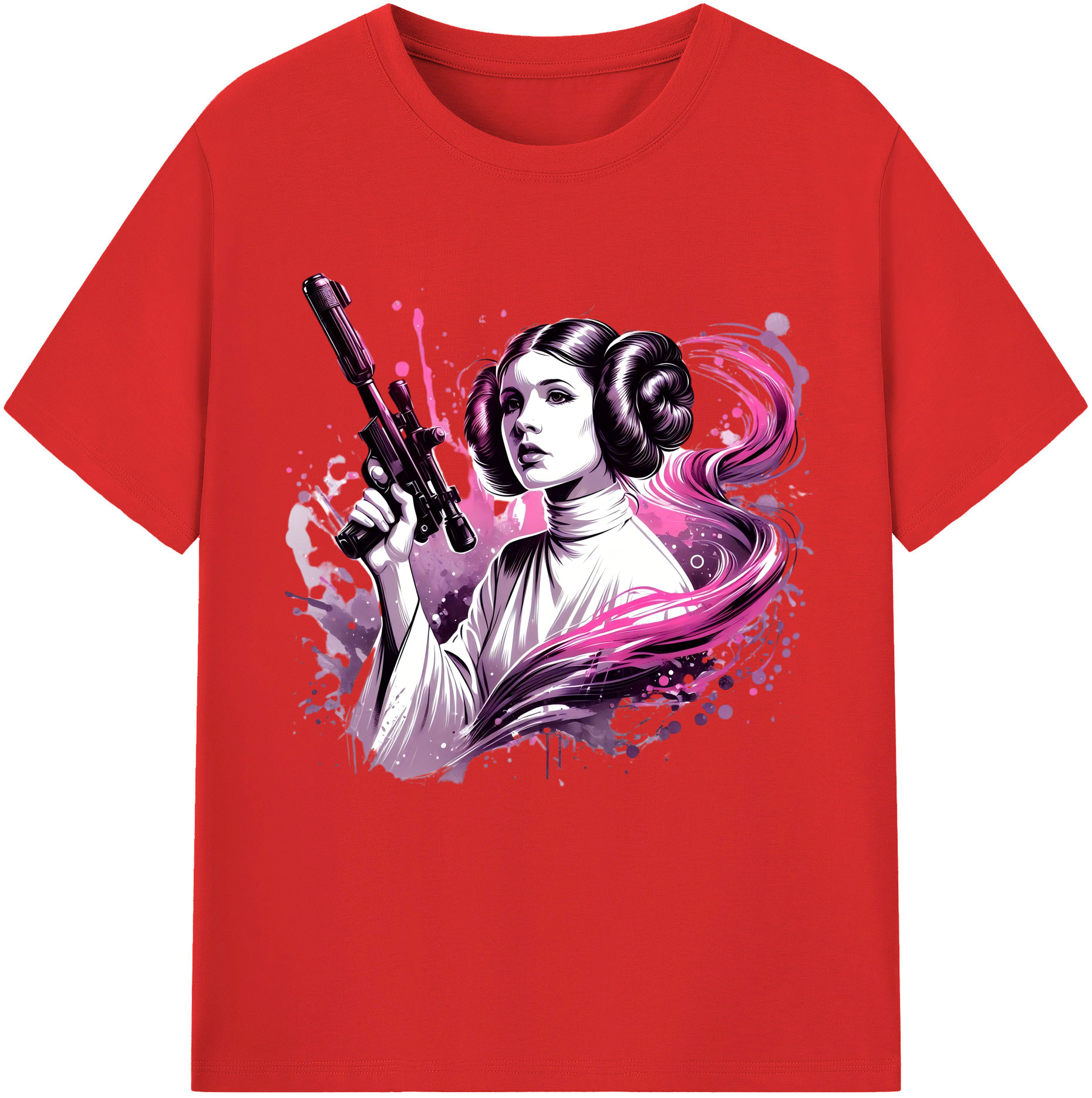 （画像用） スター・ウォーズ Star Wars レディースカジュアルプリントTシャツ（綿100％）