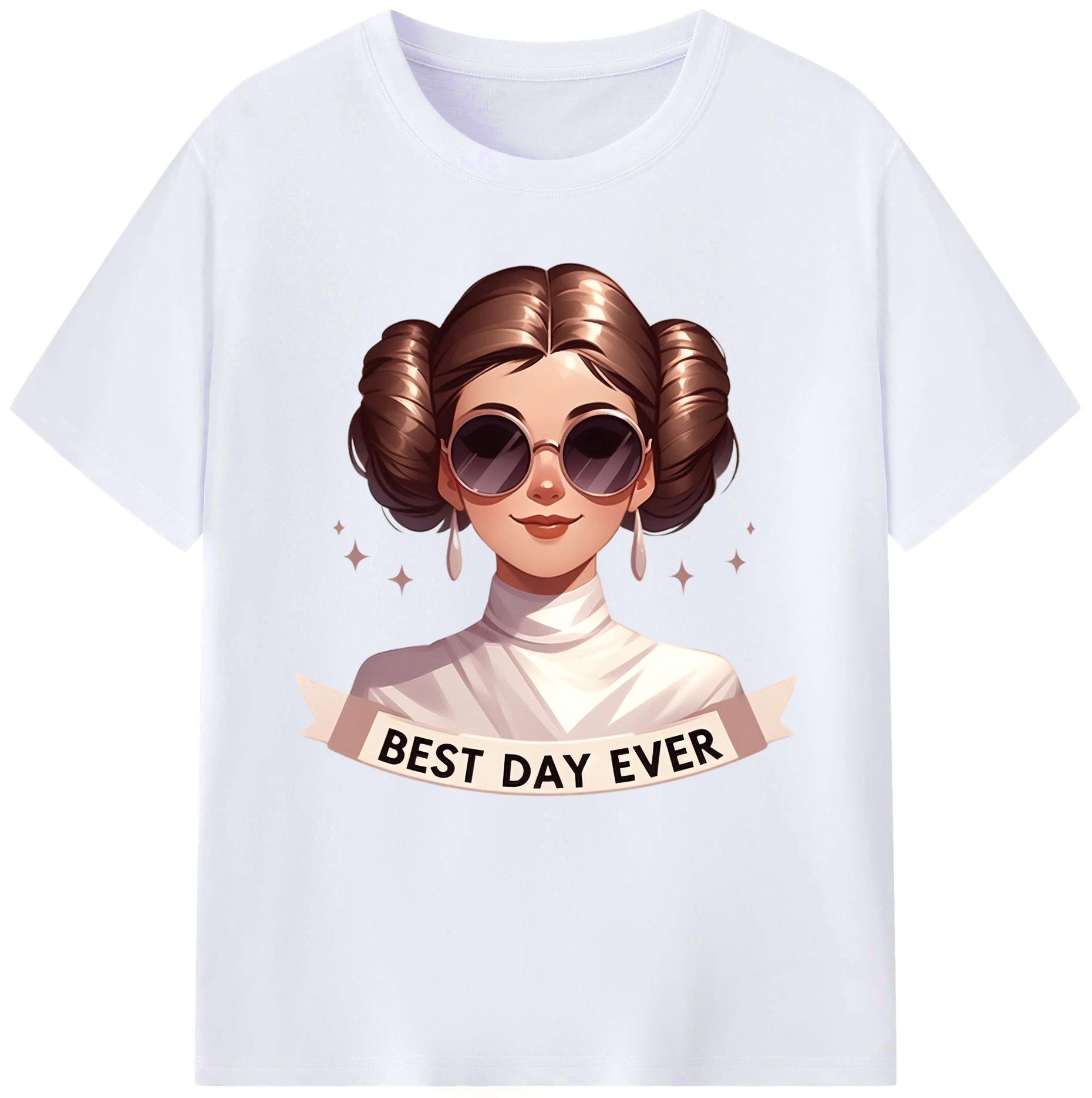 （画像用） スター・ウォーズ Star Wars レディースカジュアルプリントTシャツ（綿100％）
