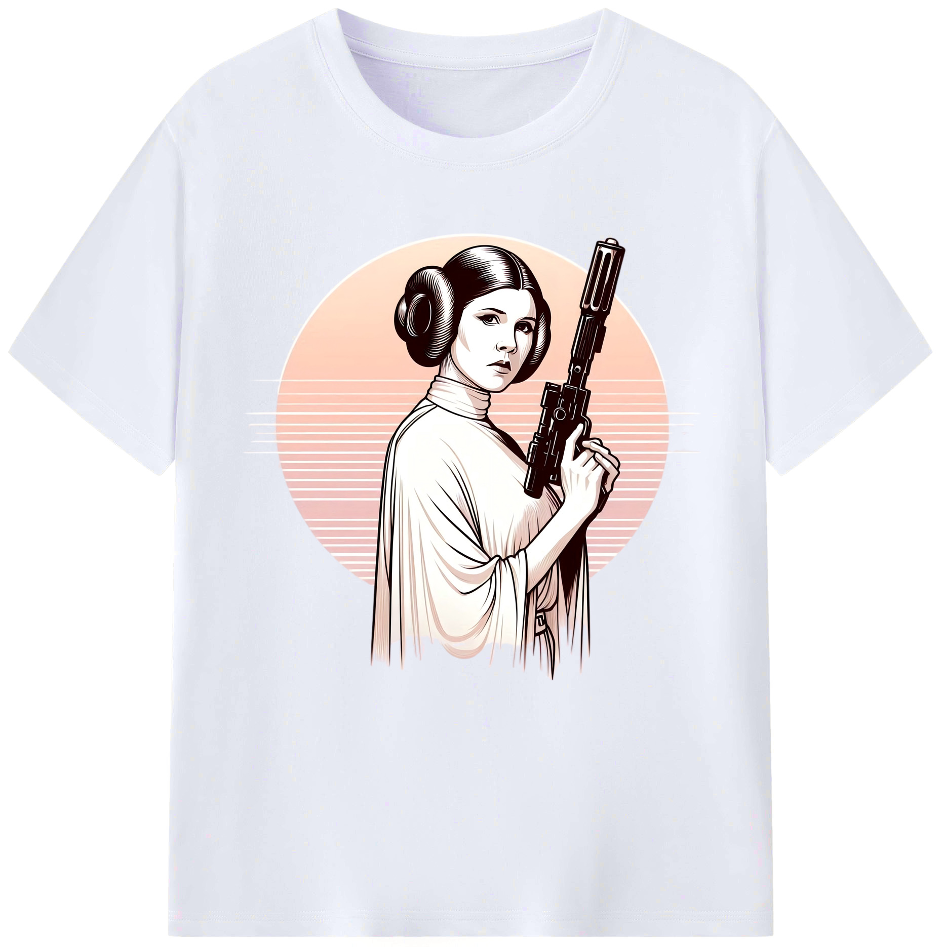 （画像用） スター・ウォーズ Star Wars レディースカジュアルプリントTシャツ（綿100％）