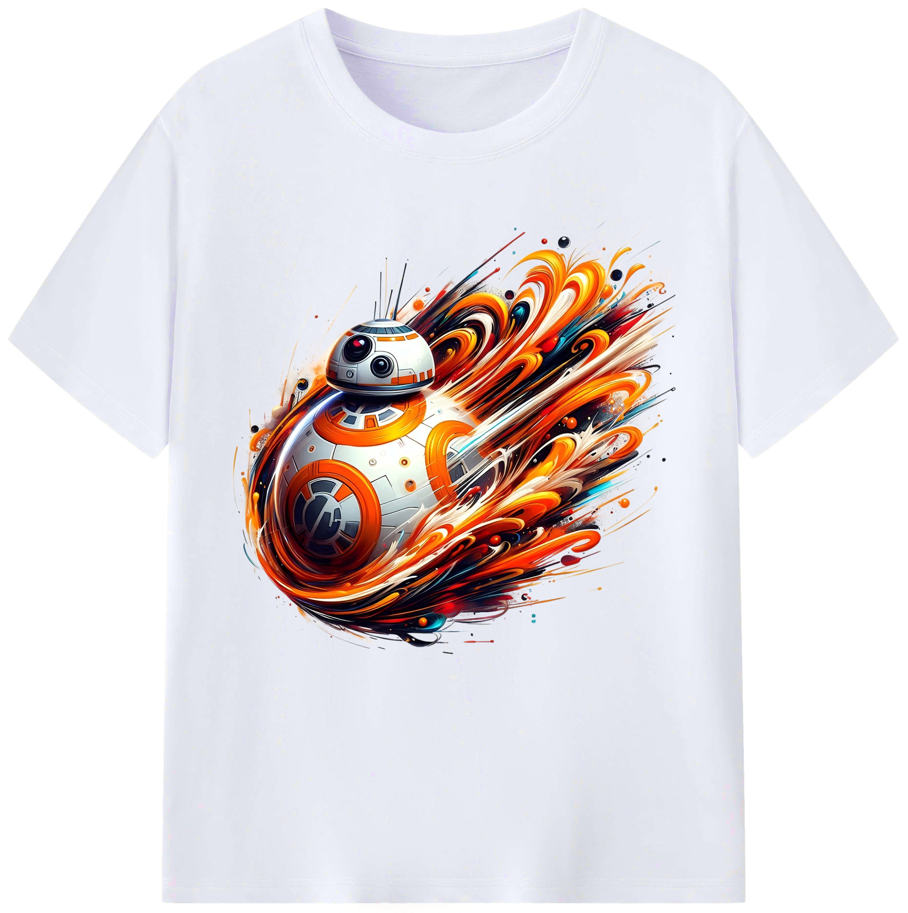 （画像用） スター・ウォーズ Star Wars レディースカジュアルプリントTシャツ（綿100％）