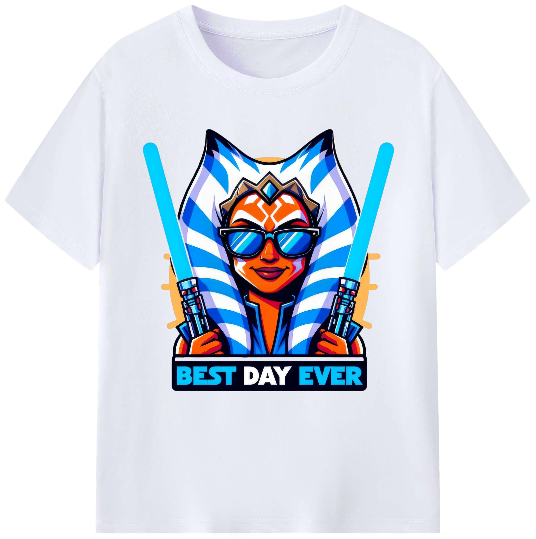 （画像用） スター・ウォーズ Star Wars レディースカジュアルプリントTシャツ（綿100％）