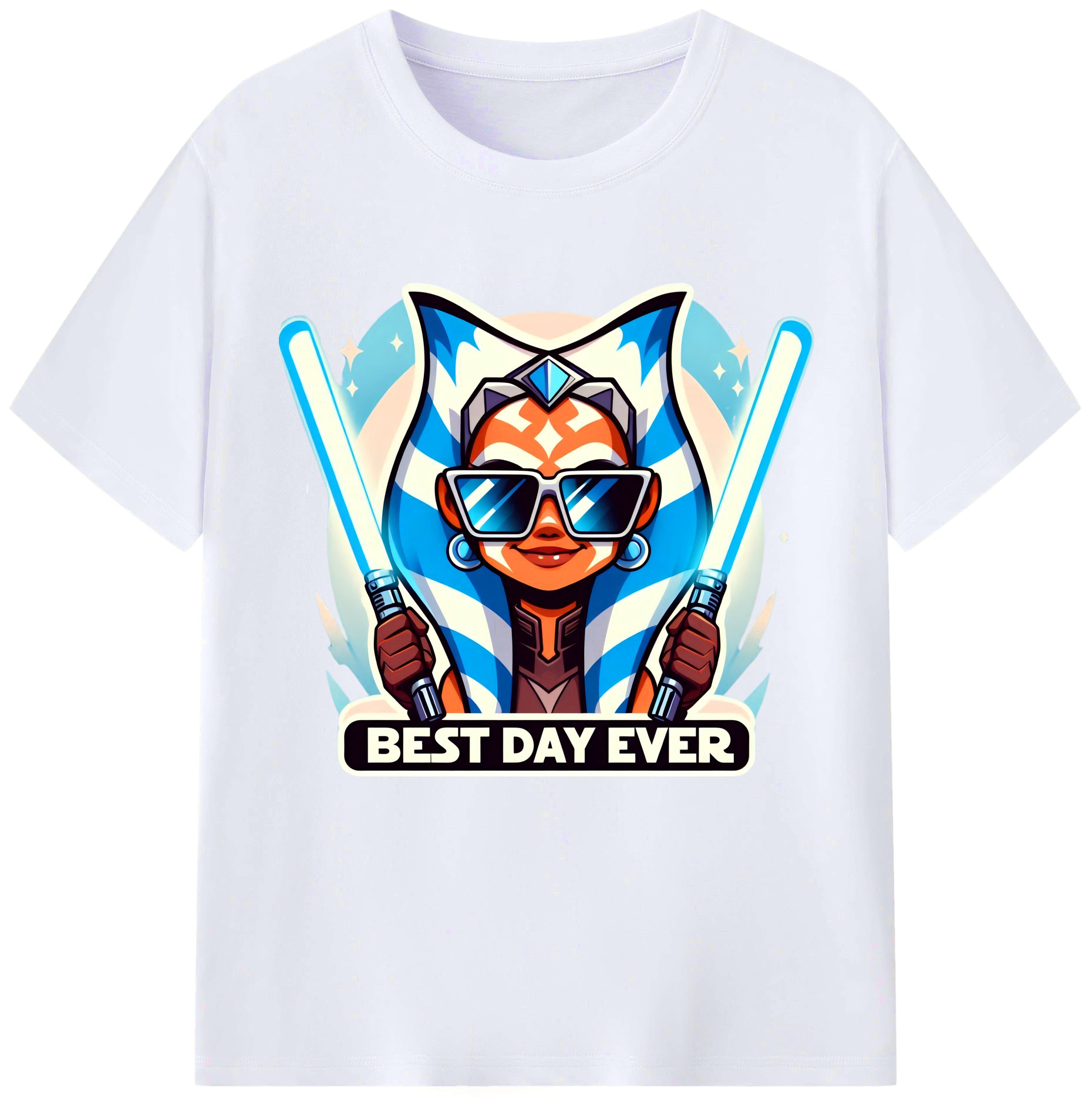 （画像用） スター・ウォーズ Star Wars レディースカジュアルプリントTシャツ（綿100％）