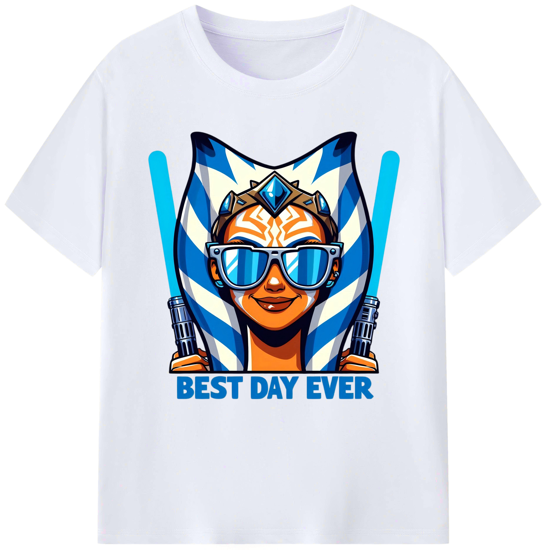 （画像用） スター・ウォーズ Star Wars レディースカジュアルプリントTシャツ（綿100％）