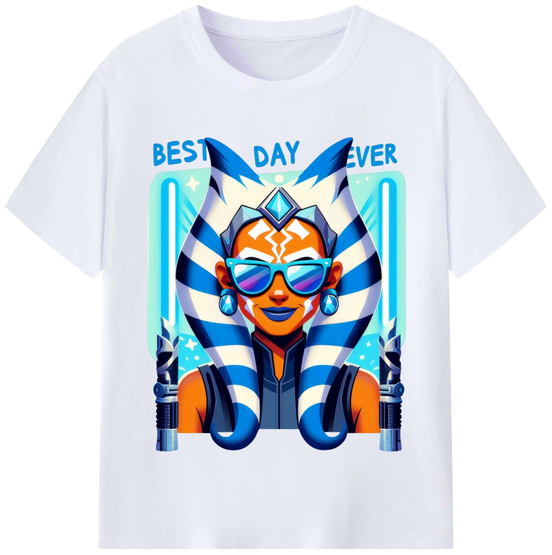 （画像用） スター・ウォーズ Star Wars レディースカジュアルプリントTシャツ（綿100％）