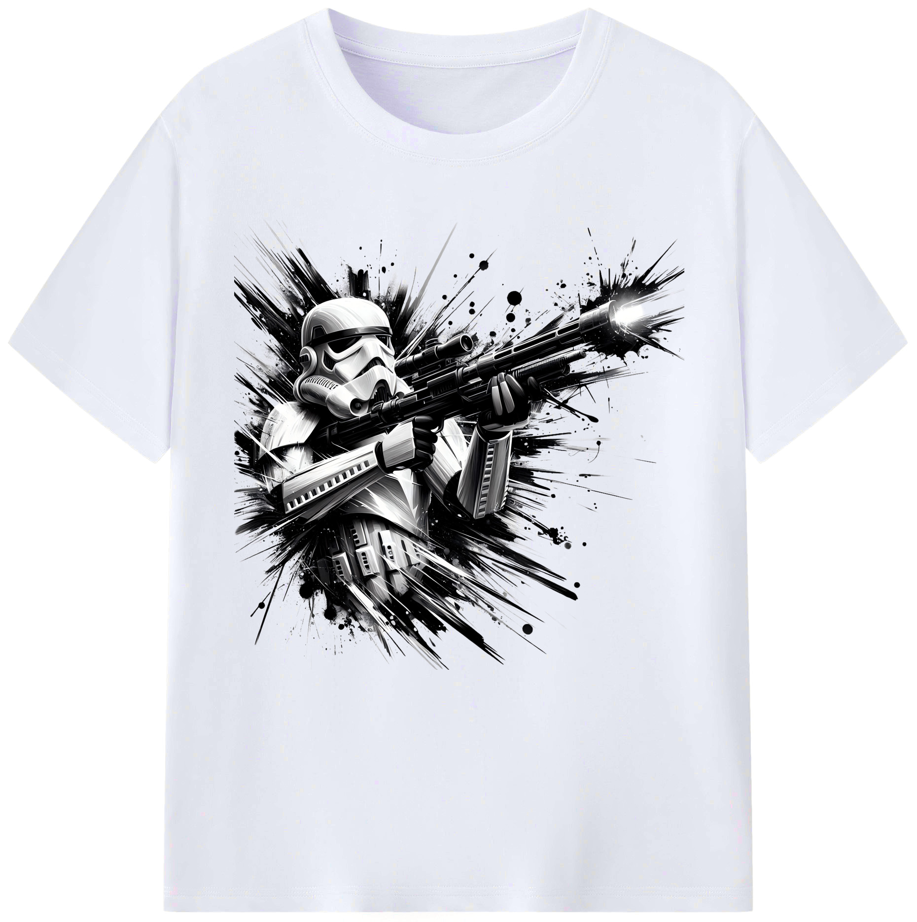 （画像用） スター・ウォーズ Star Wars レディースカジュアルプリントTシャツ（綿100％）