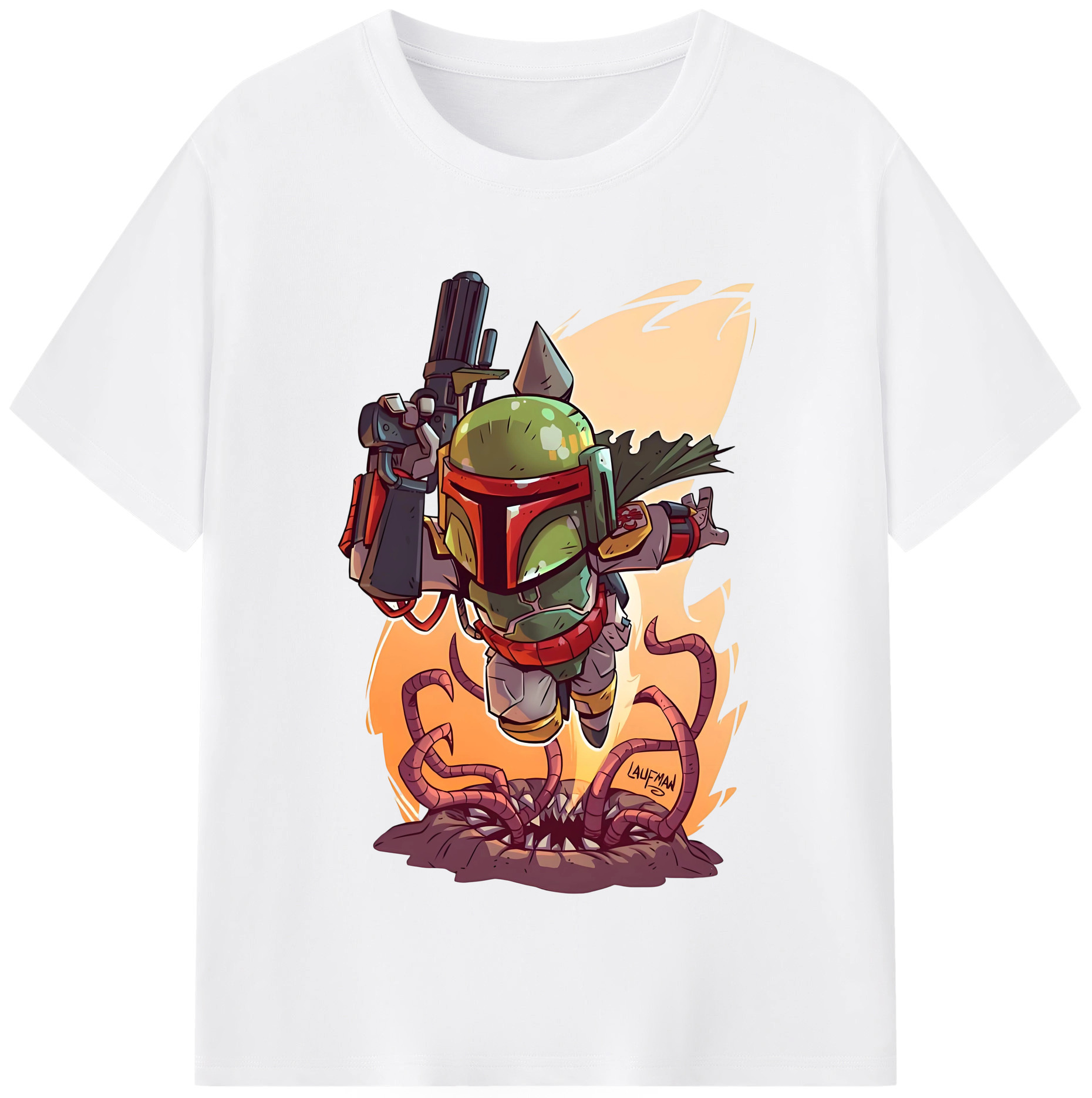 （画像用） スター・ウォーズ Star Wars 綿100％半袖Tシャツ（フロントプリント）