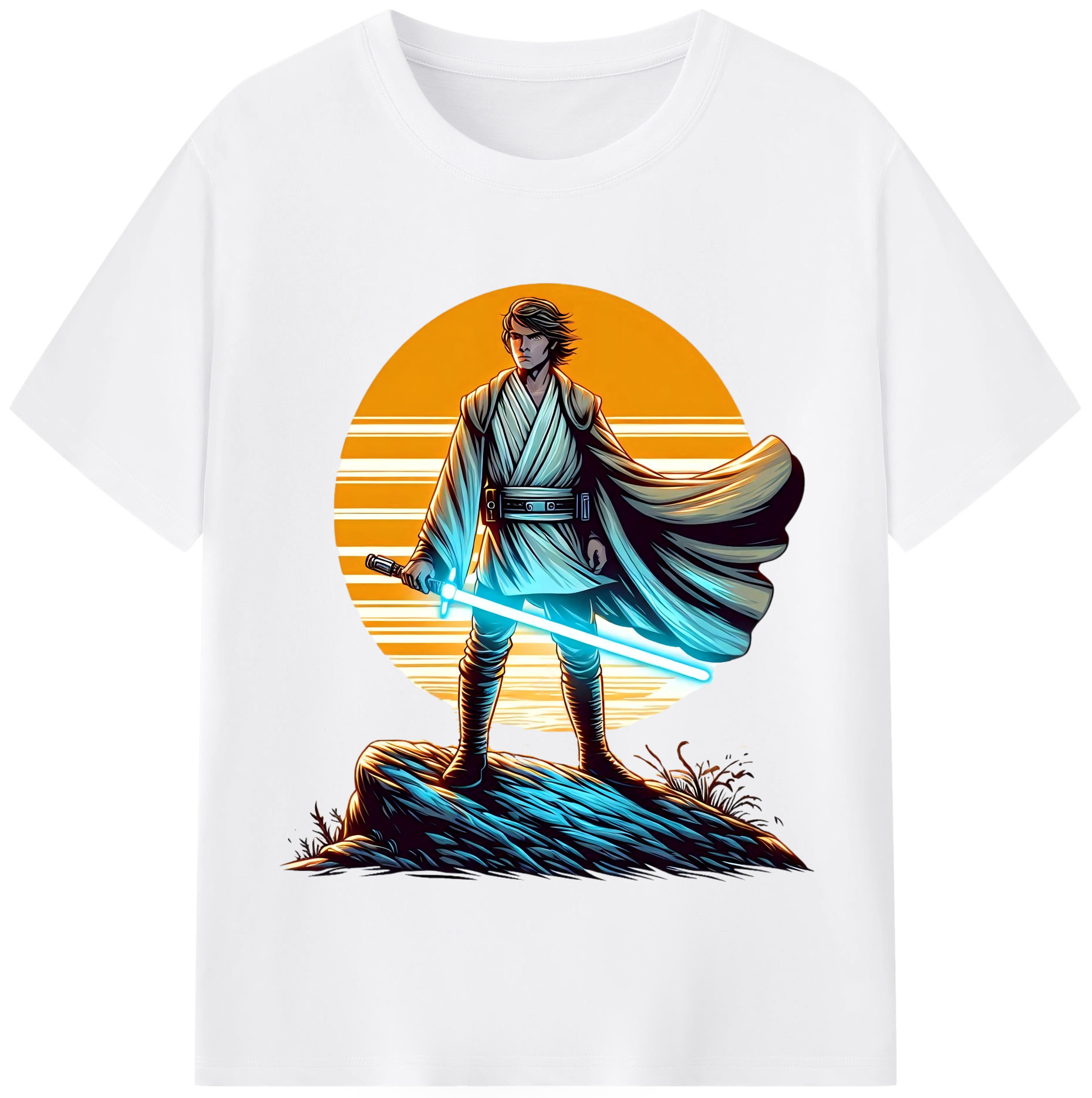 （画像用） スター・ウォーズ Star Wars 綿100％半袖Tシャツ（フロントプリント）