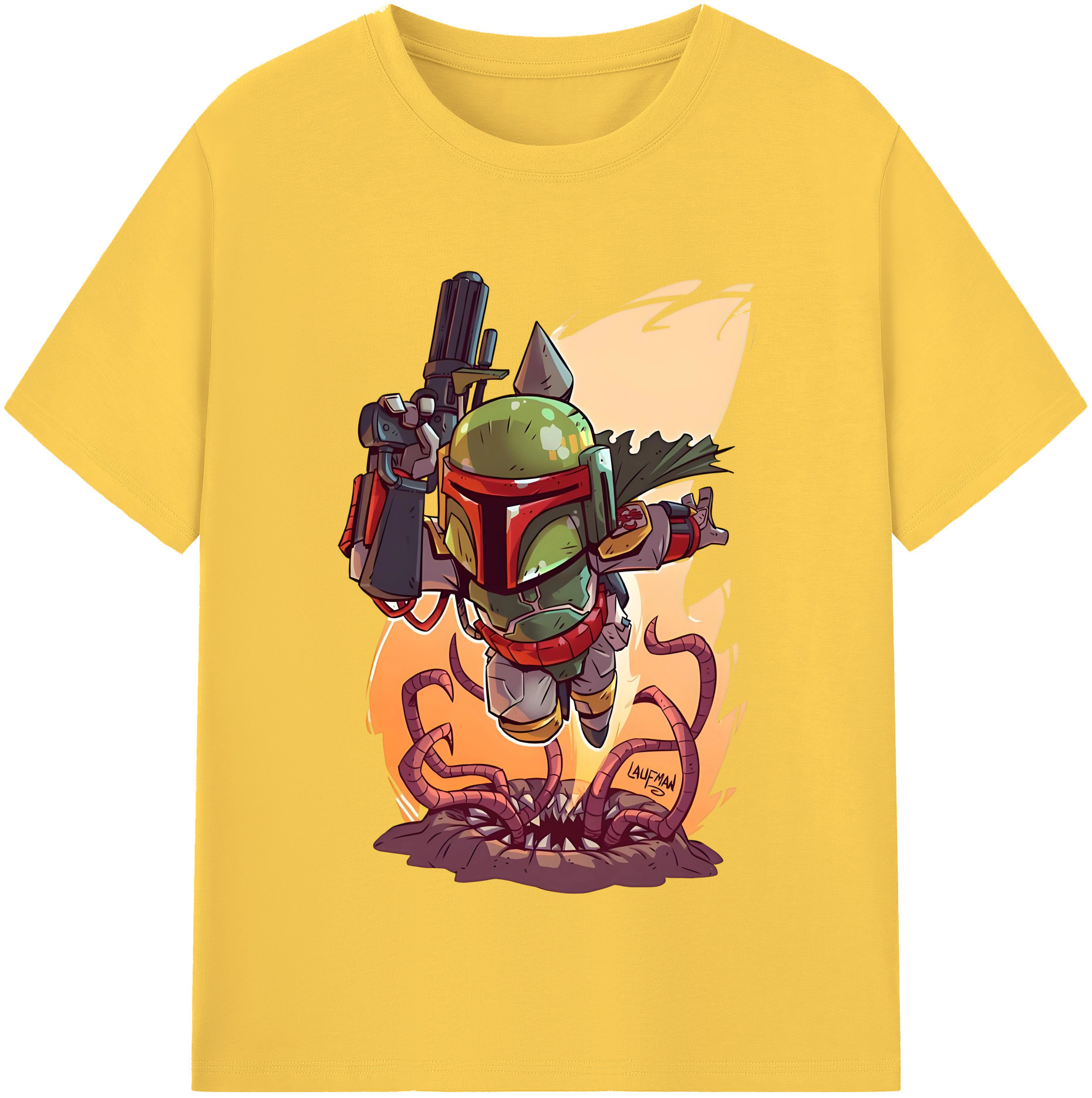 （画像用） スター・ウォーズ Star Wars 綿100％半袖Tシャツ（フロントプリント）
