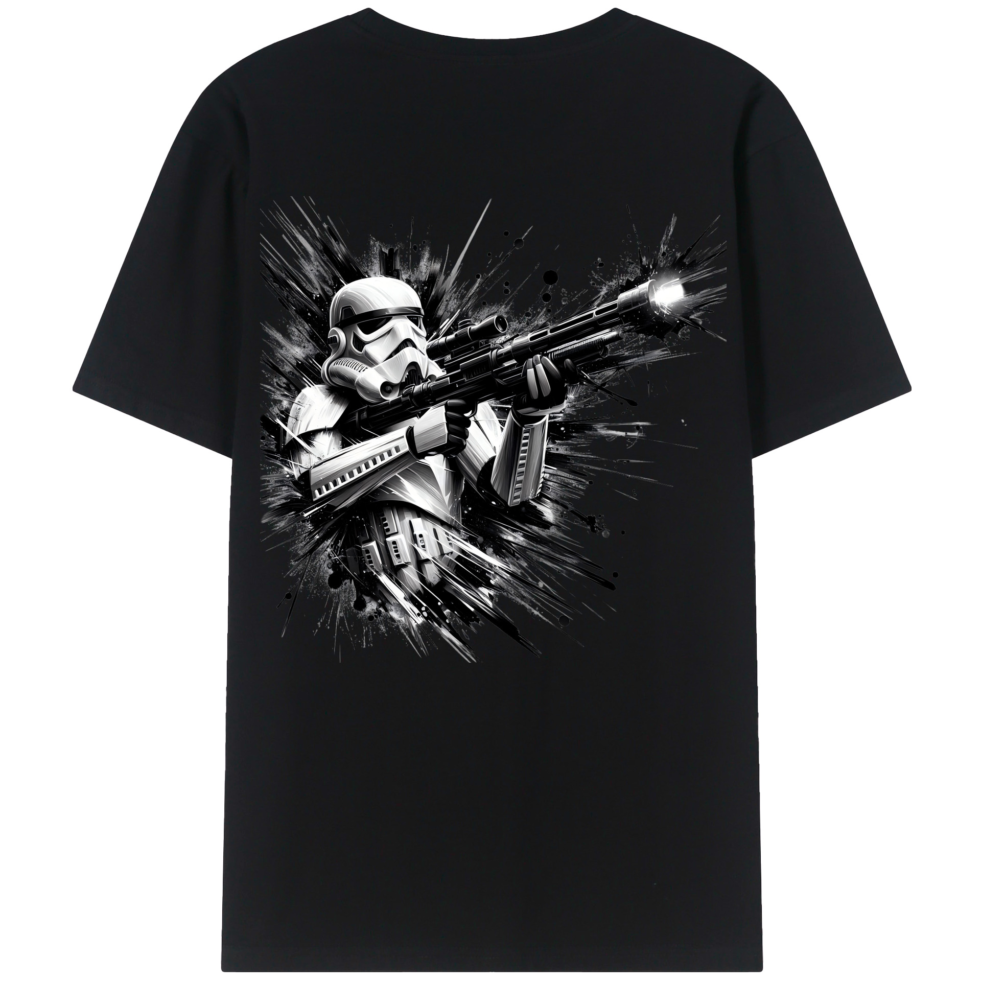 （画像用） スター・ウォーズ Star Wars 綿100％半袖Tシャツ（背面プリント）