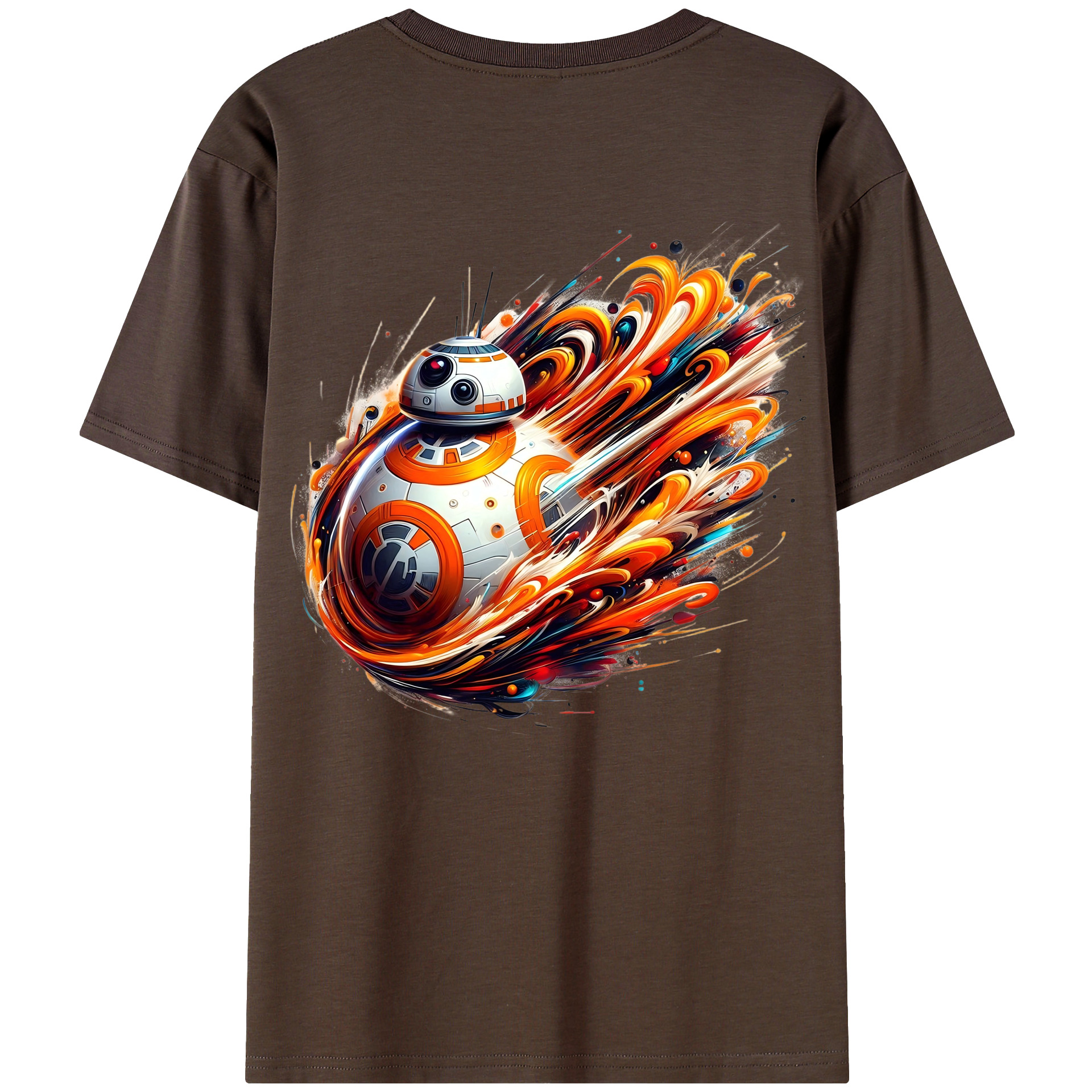 （画像用） スター・ウォーズ Star Wars 綿100％半袖Tシャツ（背面プリント）
