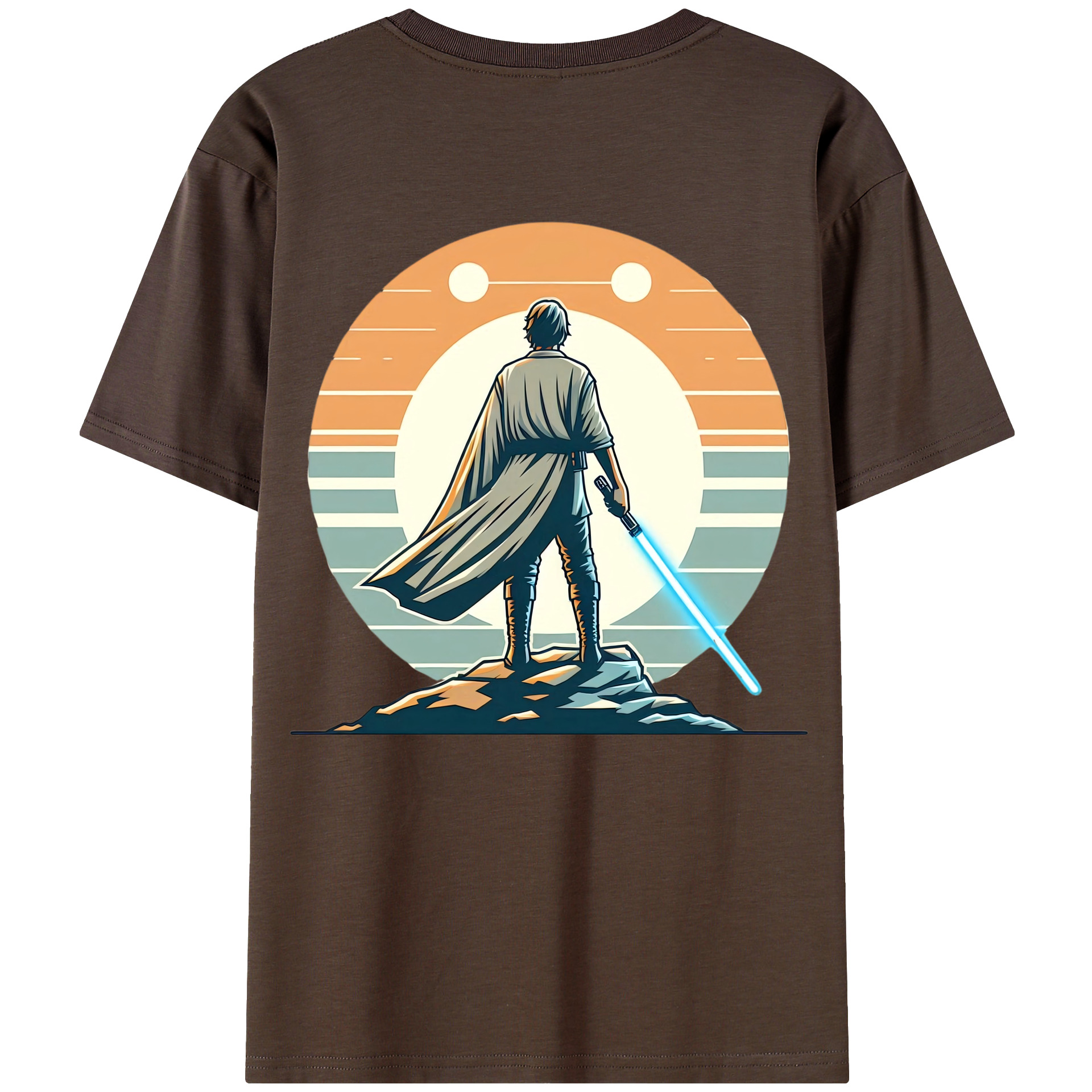 （画像用） スター・ウォーズ Star Wars 綿100％半袖Tシャツ（背面プリント）