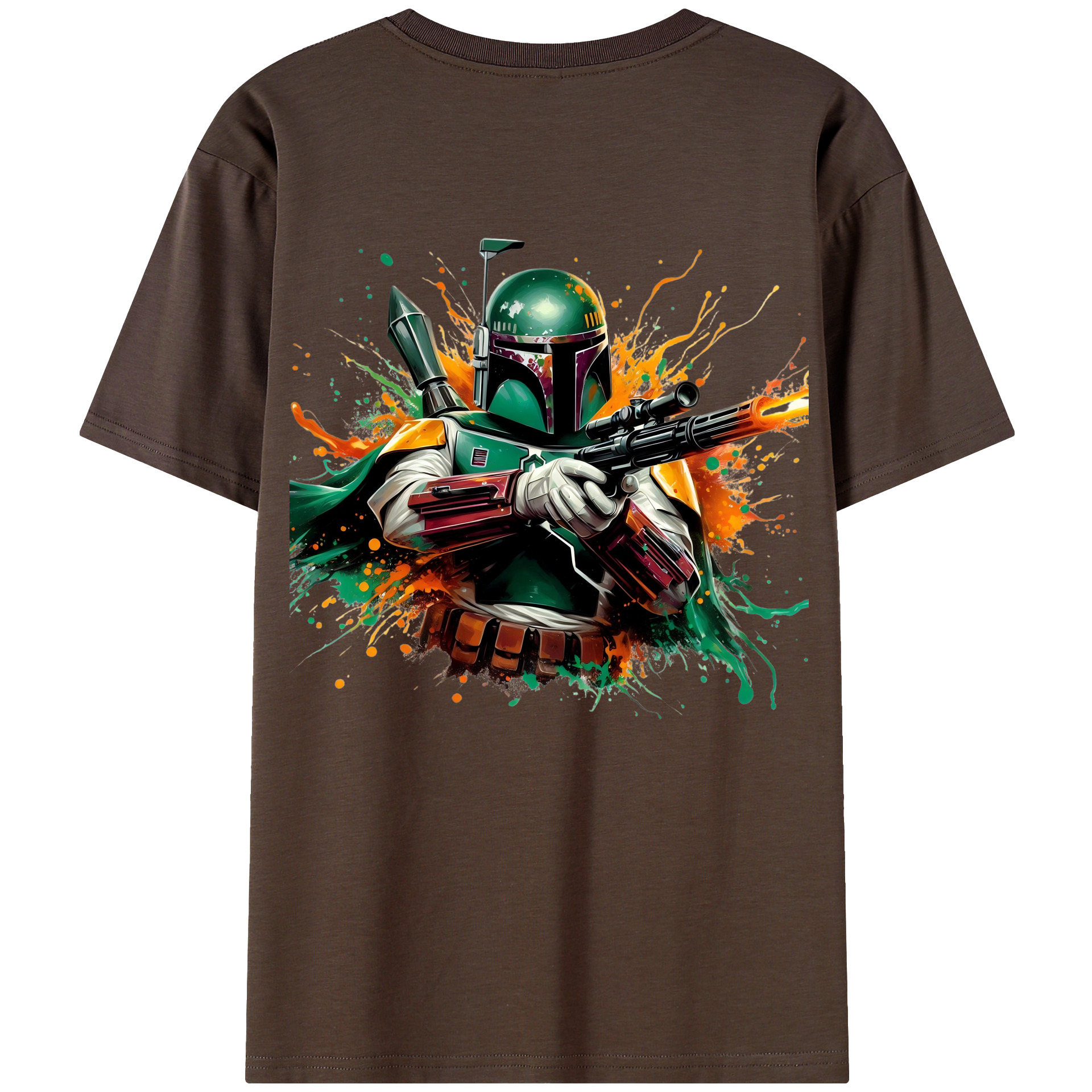 （画像用） スター・ウォーズ Star Wars 綿100％半袖Tシャツ（背面プリント）