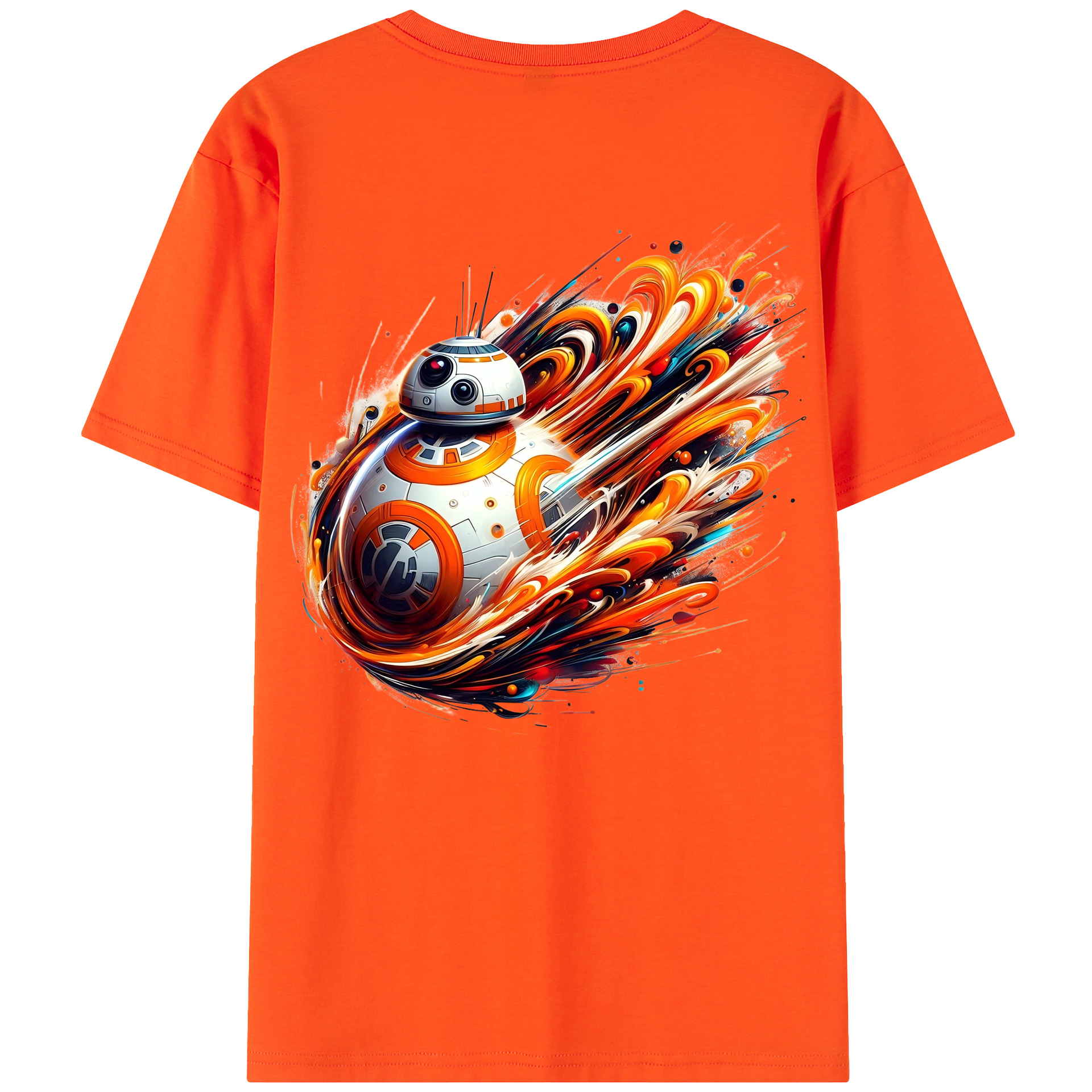 （画像用） スター・ウォーズ Star Wars 綿100％半袖Tシャツ（背面プリント）