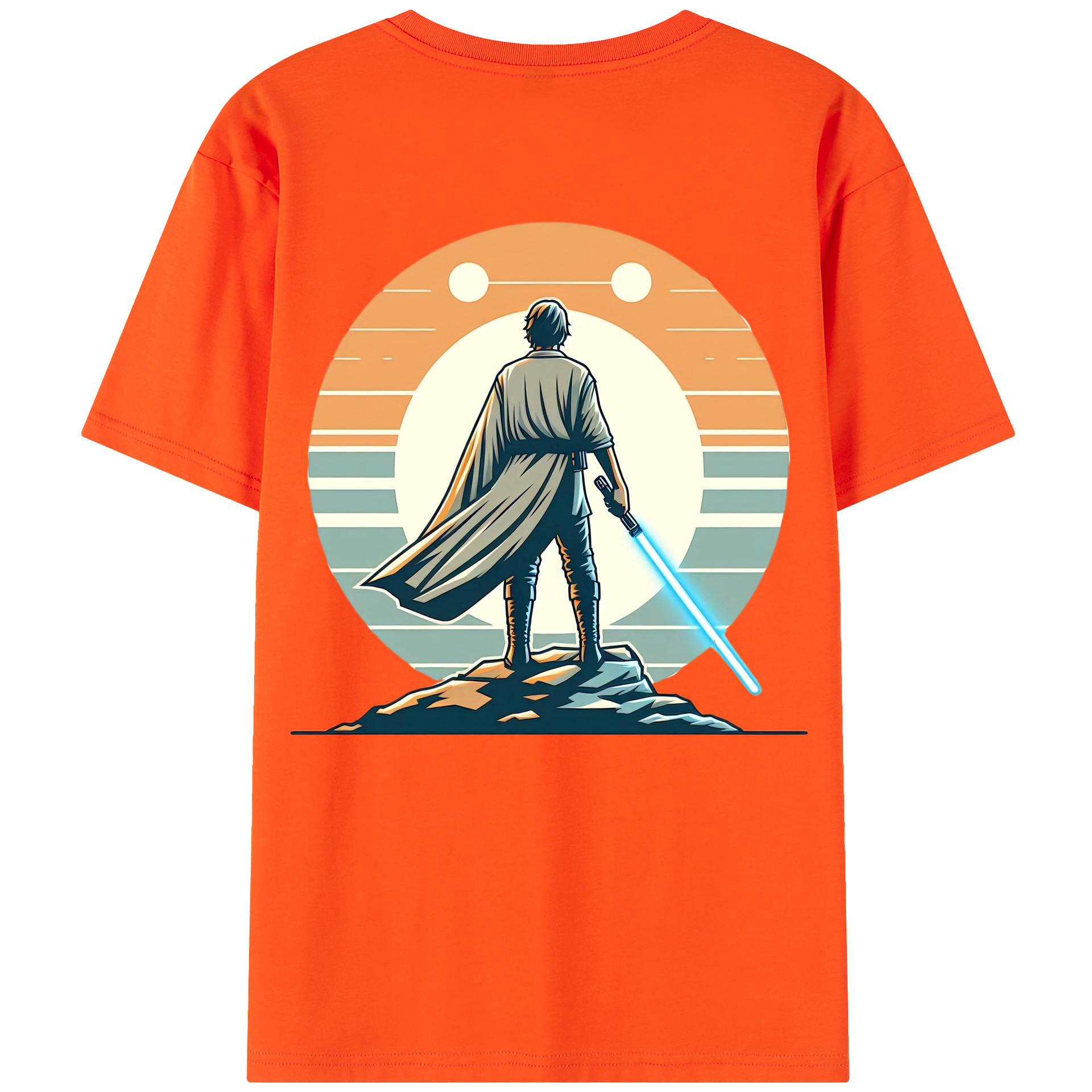 （画像用） スター・ウォーズ Star Wars 綿100％半袖Tシャツ（背面プリント）