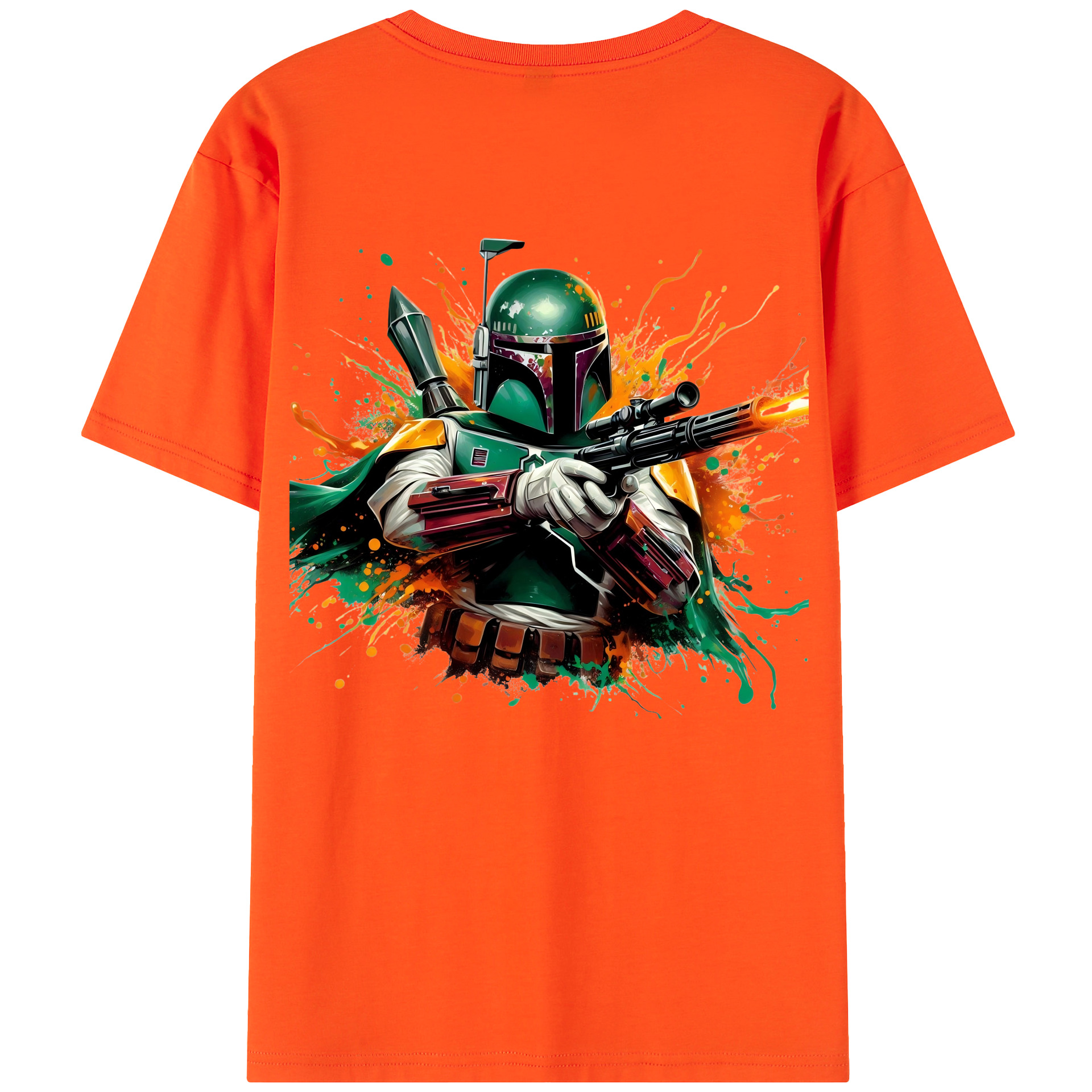 （画像用） スター・ウォーズ Star Wars 綿100％半袖Tシャツ（背面プリント）