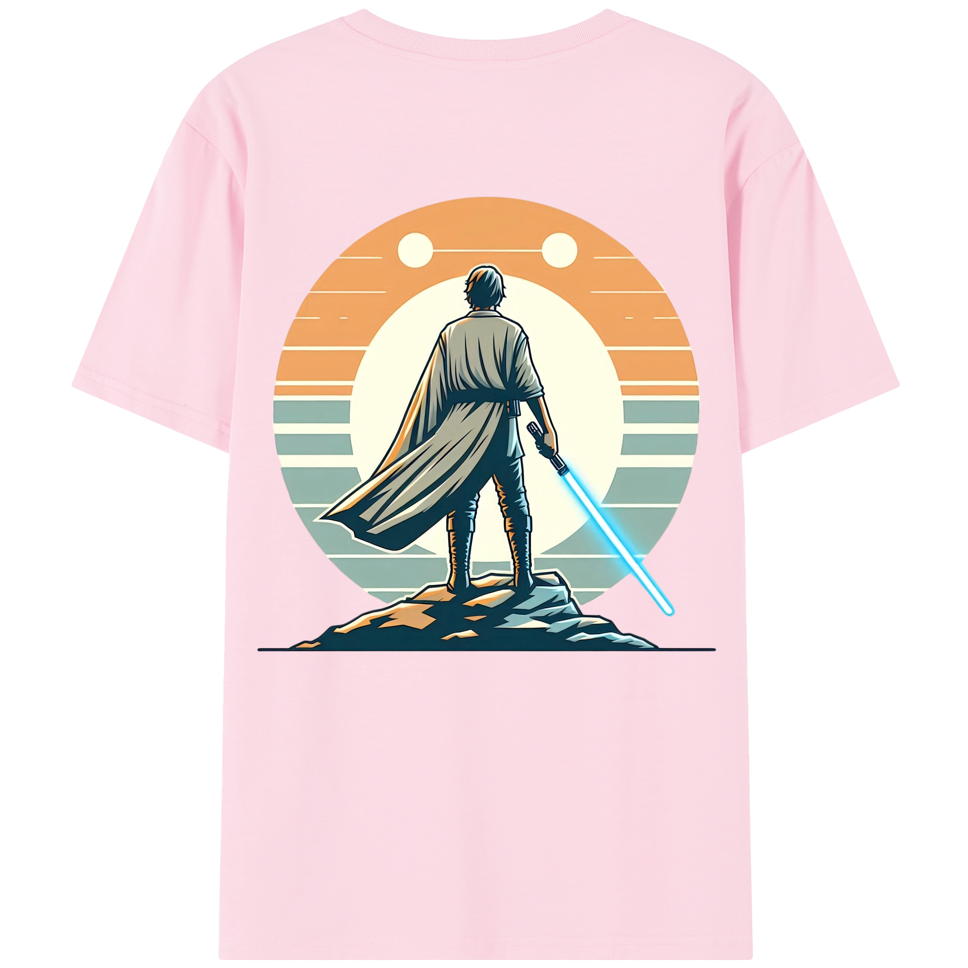 （画像用） スター・ウォーズ Star Wars 綿100％半袖Tシャツ（背面プリント）