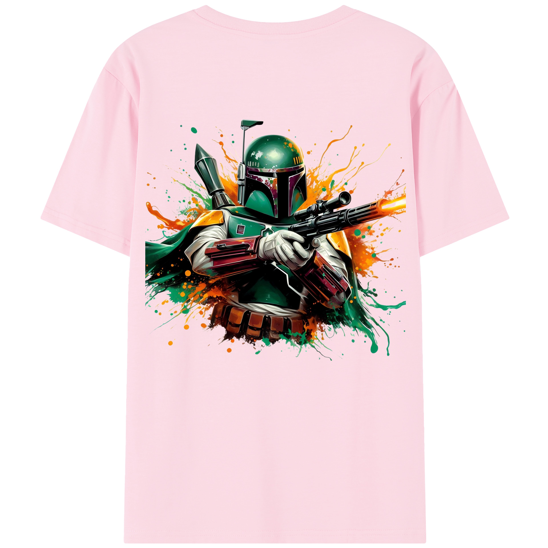 （画像用） スター・ウォーズ Star Wars 綿100％半袖Tシャツ（背面プリント）