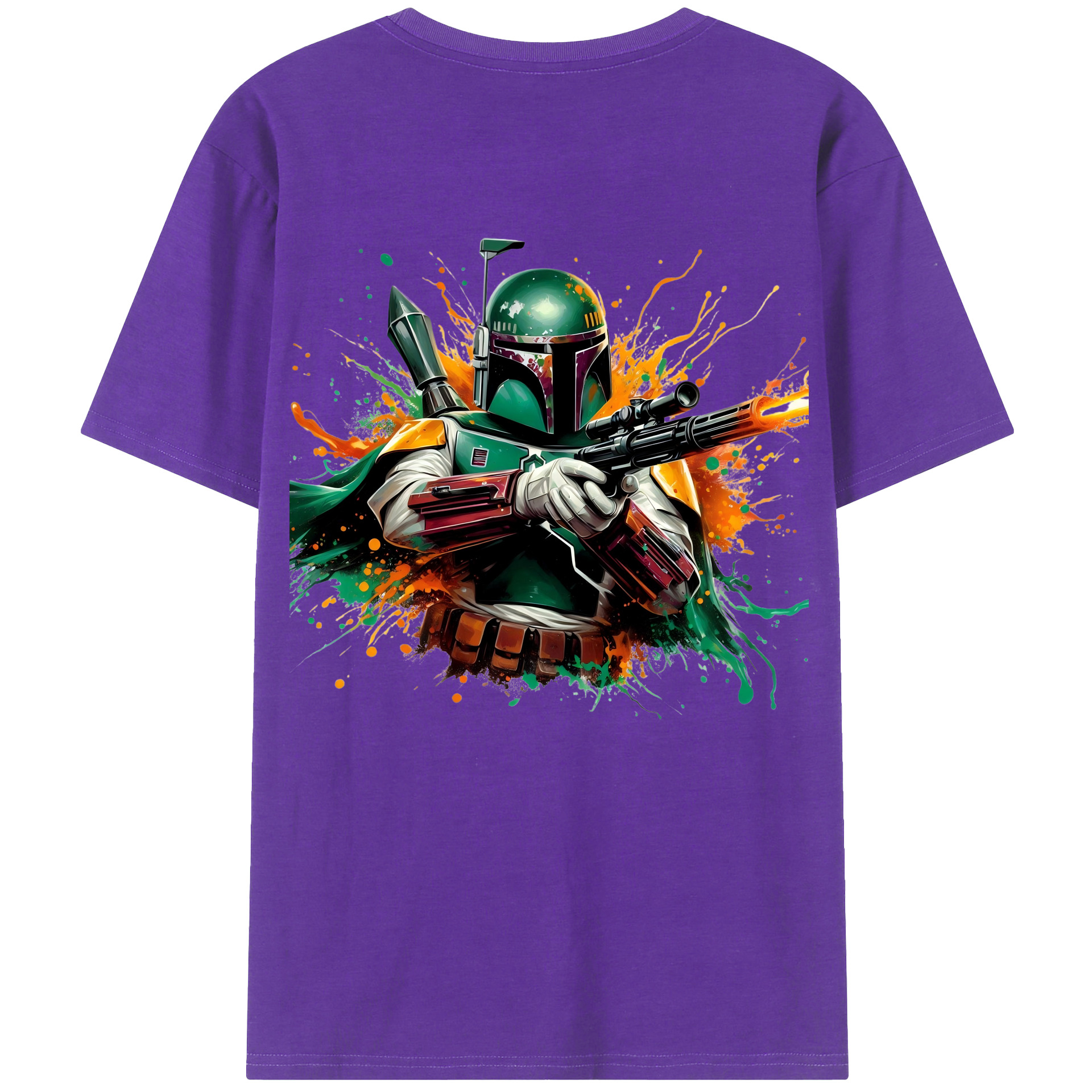 （画像用） スター・ウォーズ Star Wars 綿100％半袖Tシャツ（背面プリント）