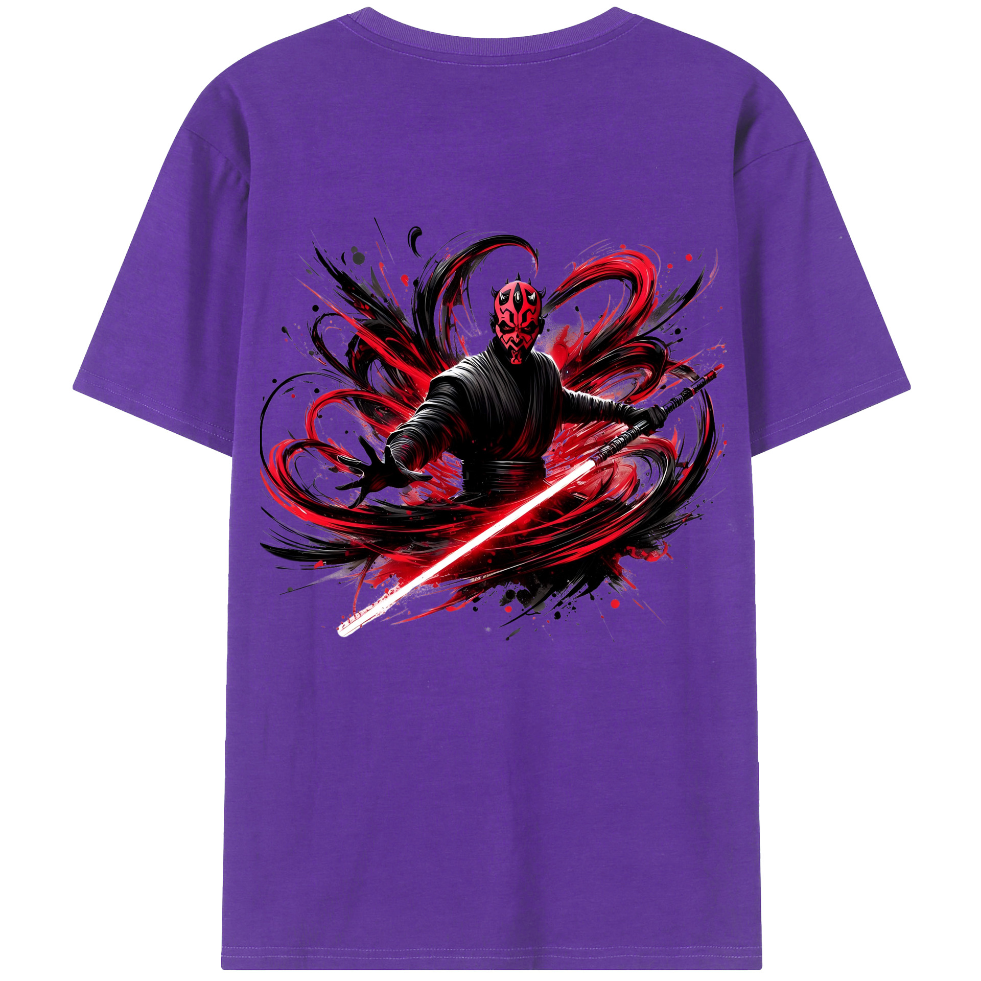 （画像用） スター・ウォーズ Star Wars 綿100％半袖Tシャツ（背面プリント）