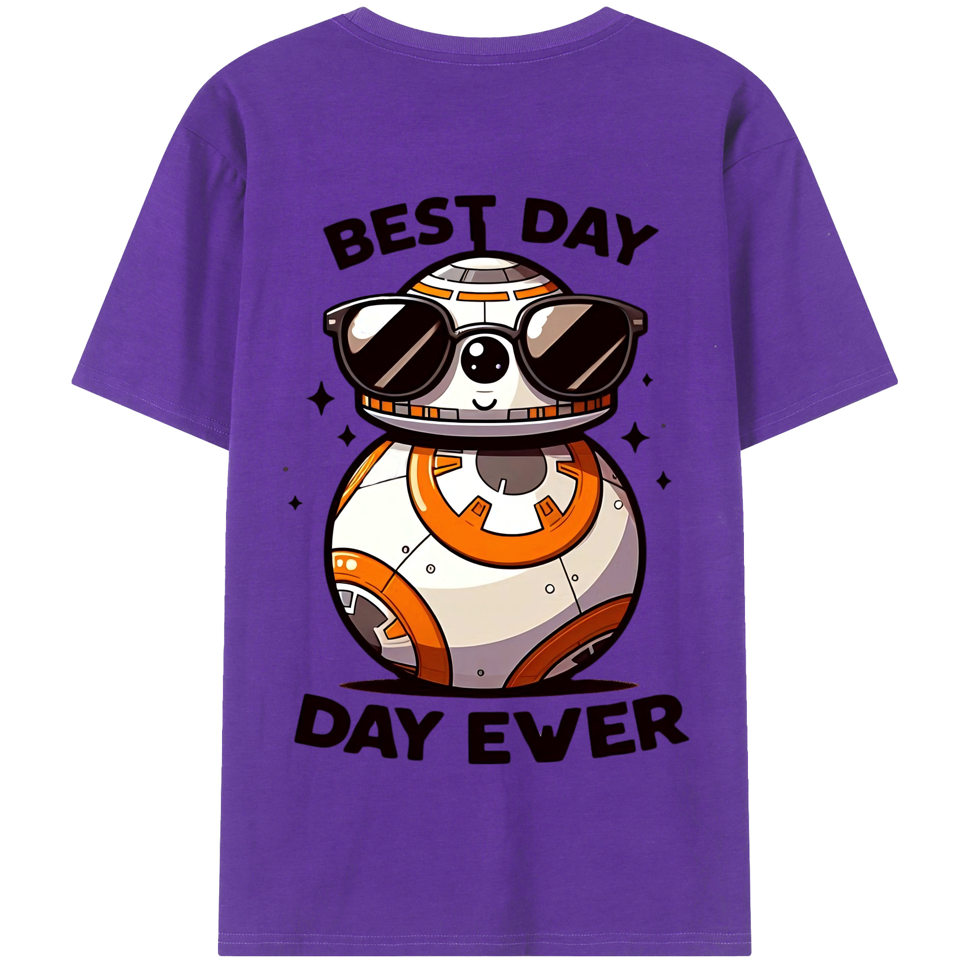 （画像用） スター・ウォーズ Star Wars 綿100％半袖Tシャツ（背面プリント）