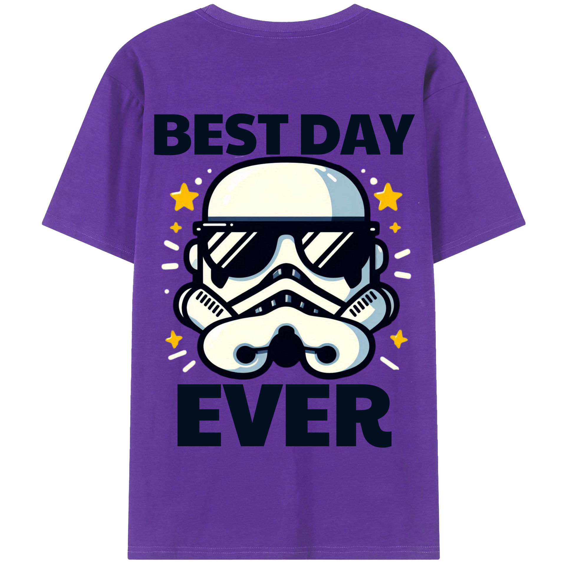 （画像用） スター・ウォーズ Star Wars 綿100％半袖Tシャツ（背面プリント）