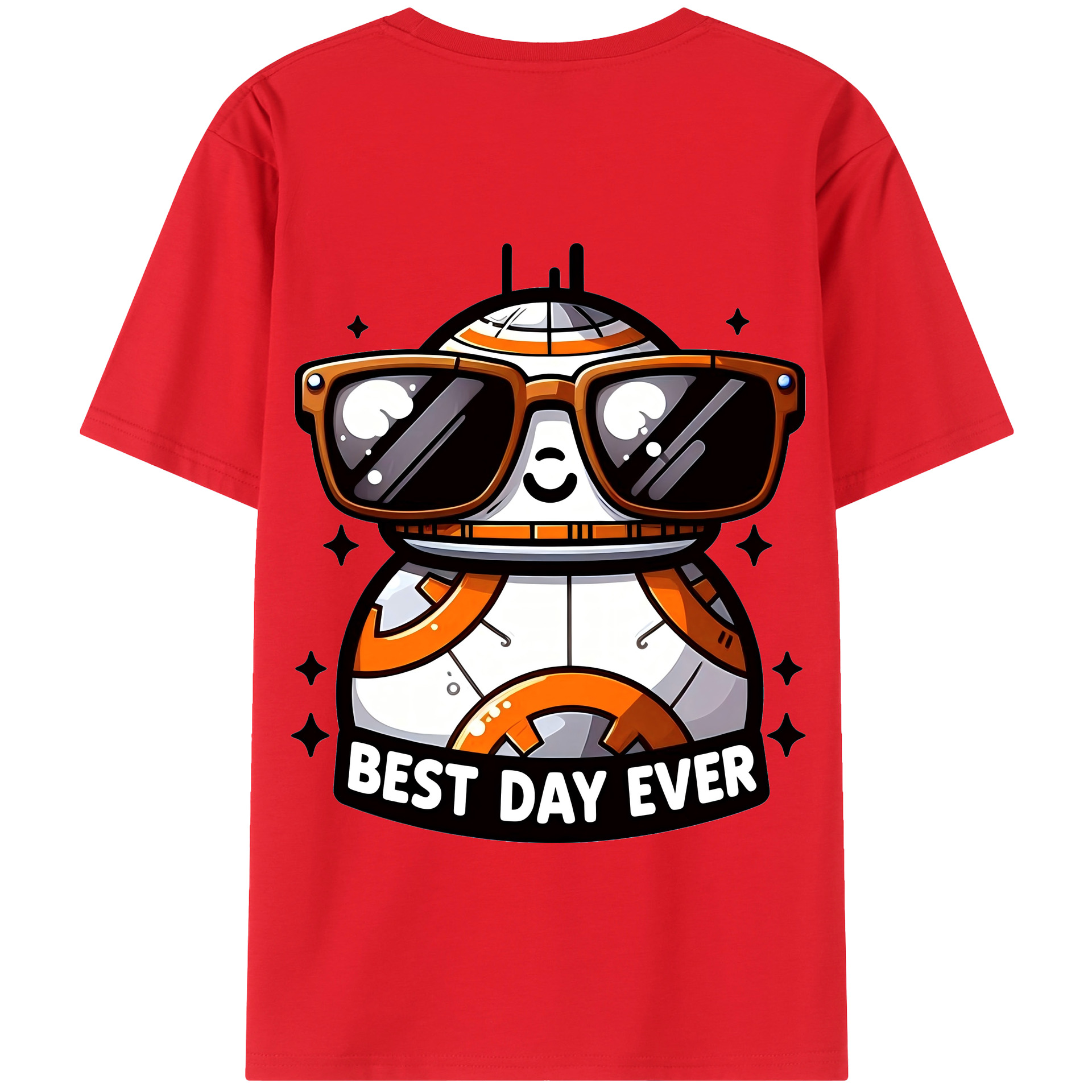 （画像用） スター・ウォーズ Star Wars 綿100％半袖Tシャツ（背面プリント）