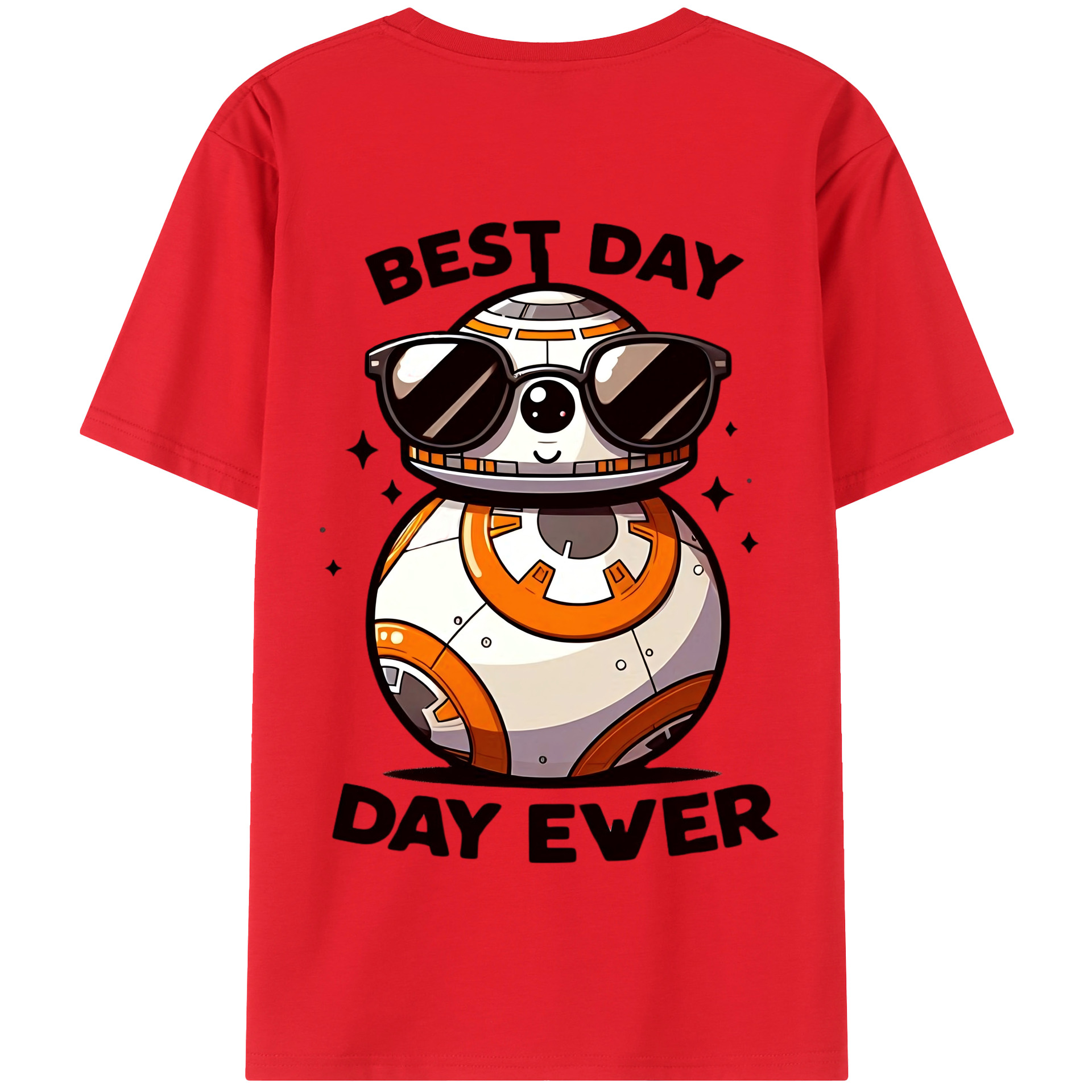 （画像用） スター・ウォーズ Star Wars 綿100％半袖Tシャツ（背面プリント）