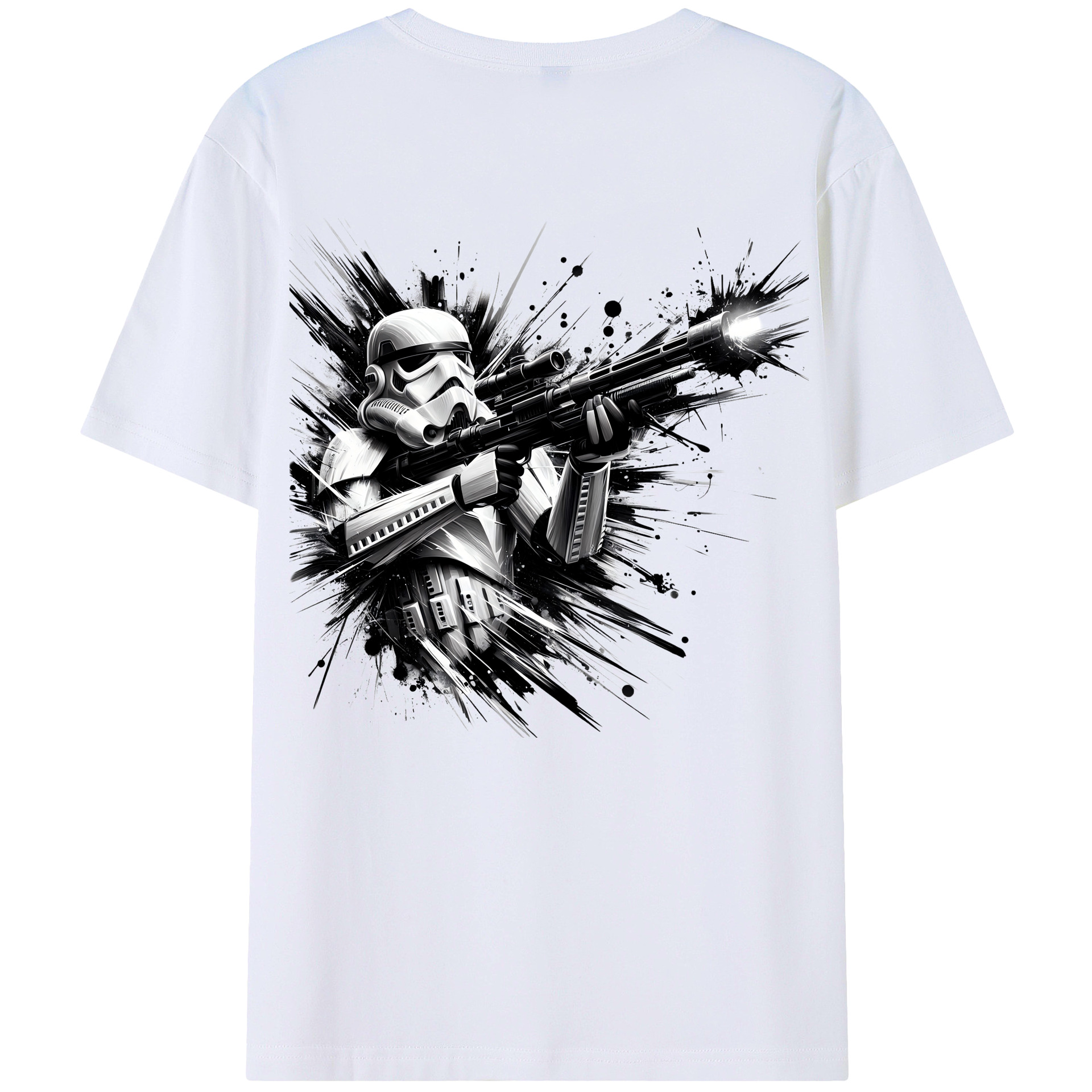 （画像用） スター・ウォーズ Star Wars 綿100％半袖Tシャツ（背面プリント）